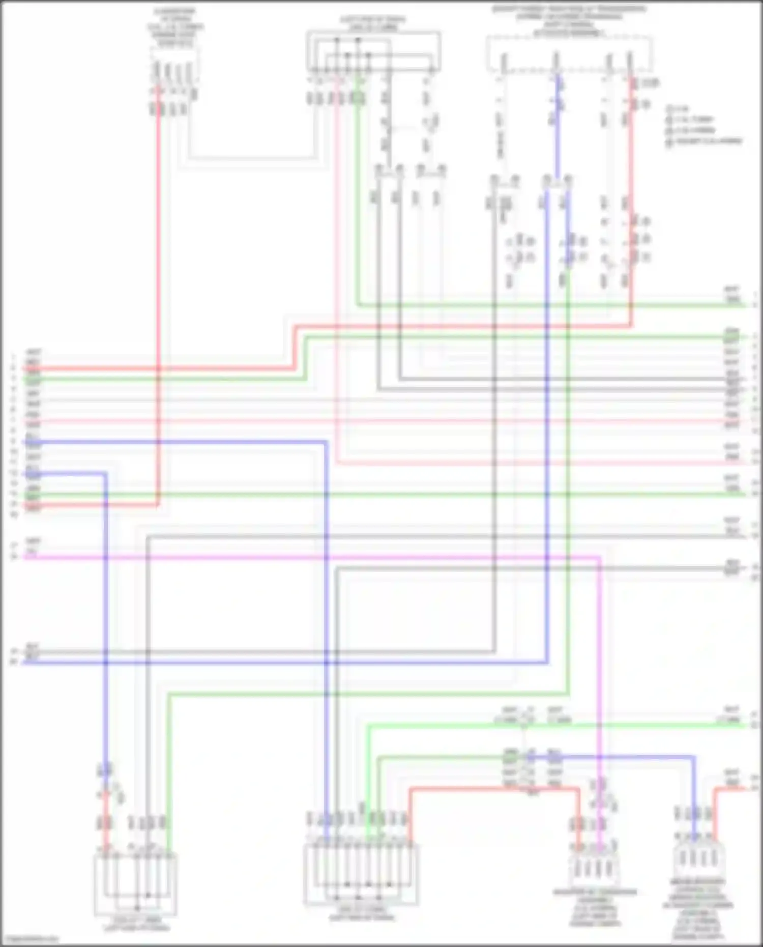 Wiring diagram shift control actuator assembly for Lexus NX Z10 (2014-2017) (4 of 9)