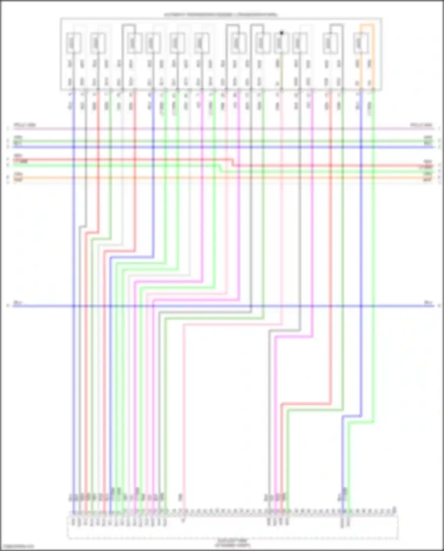 Wiring diagram slu+ for Lexus NX Z10 (2014-2017) (6 of 6)