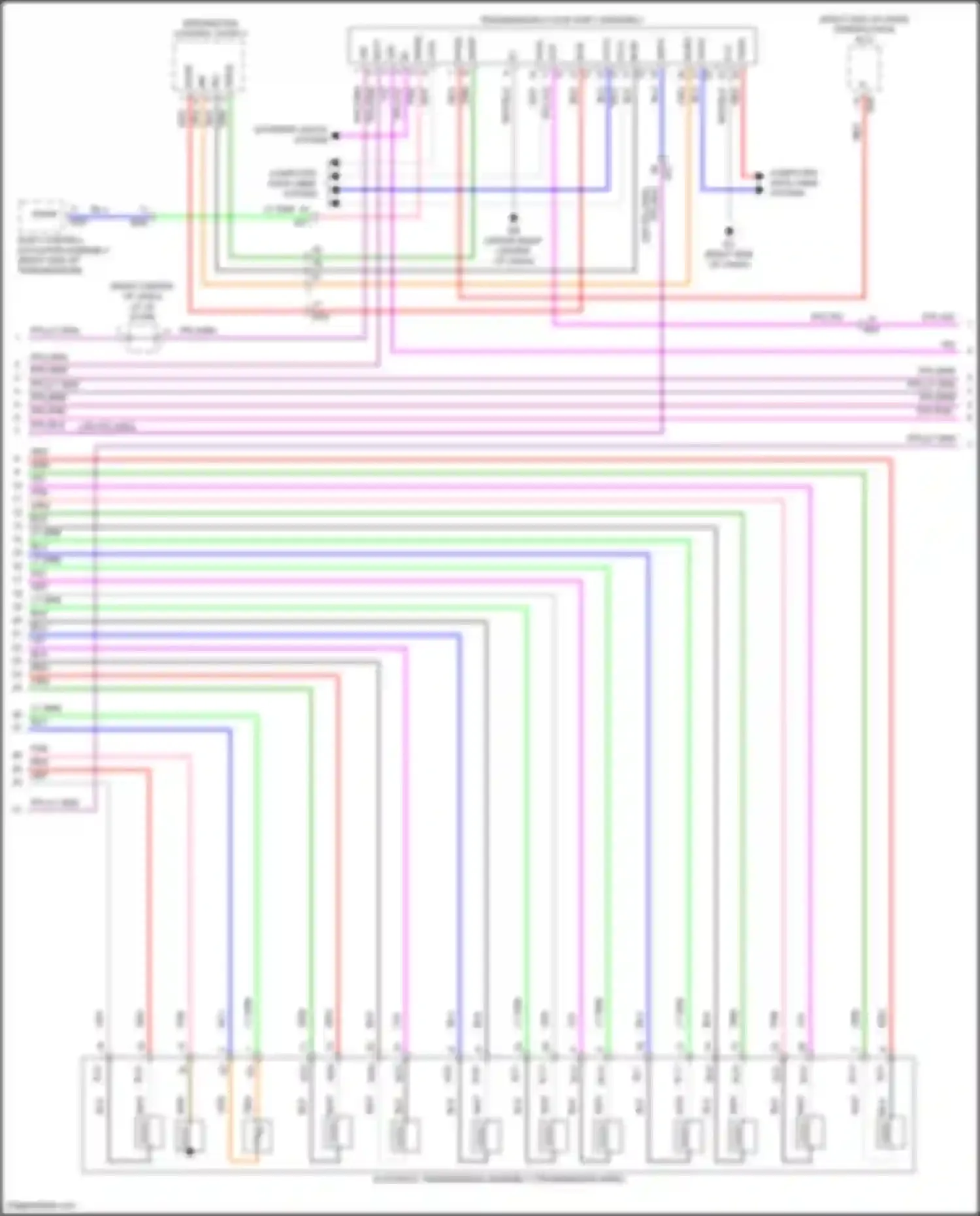 Wiring diagram slu+ for Lexus NX Z10 (2014-2017) (3 of 6)