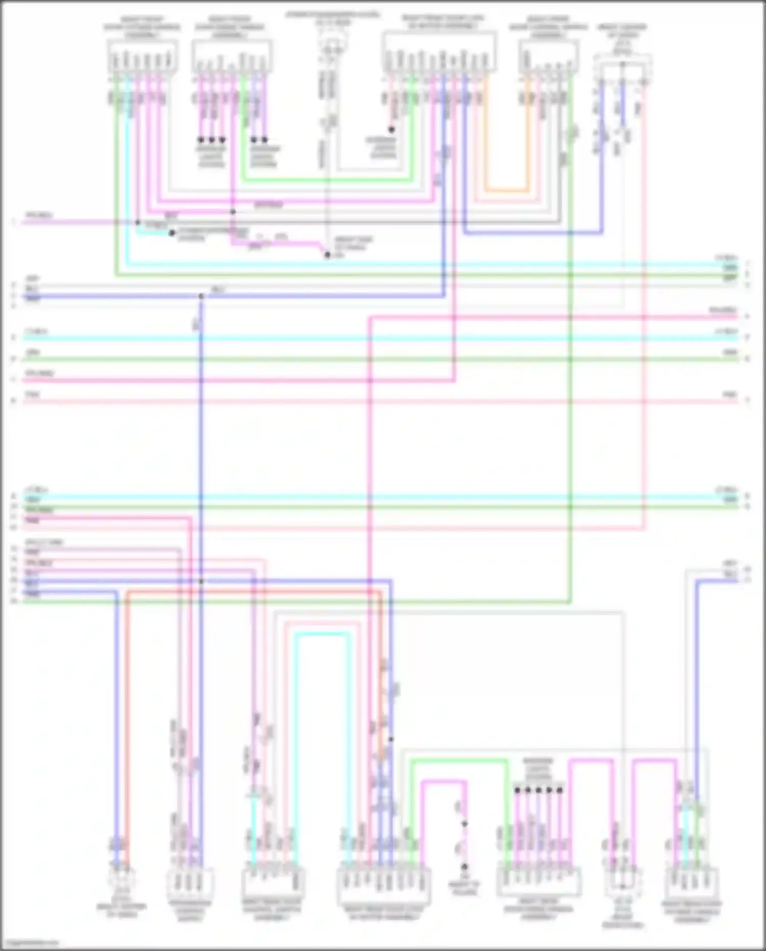 Wiring diagram integration control supply for Lexus NX Z10 (2014-2017)