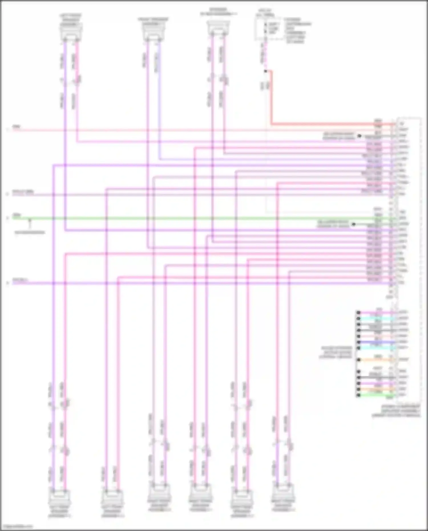Wiring diagram wfl- for Lexus NX Z10 (2014-2017)