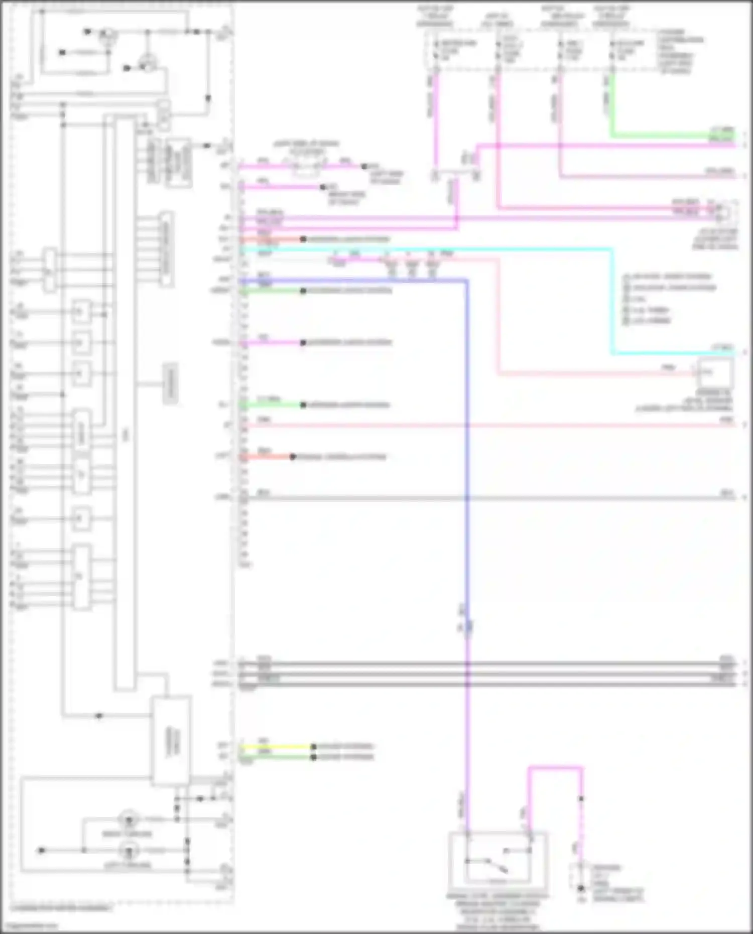 Wiring diagram yel for Lexus NX Z10 (2014-2017) (5 of 25)