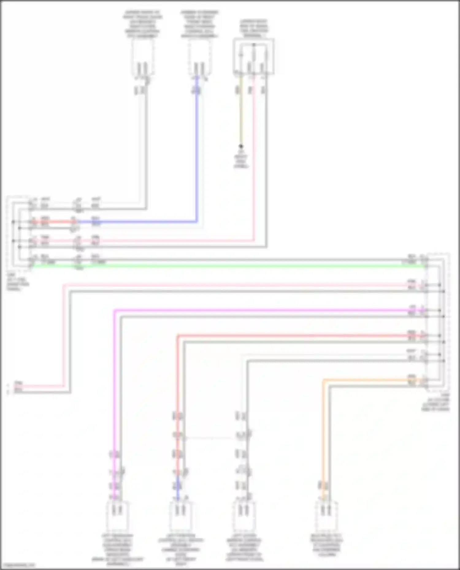 RC F Lexus I facelift (2018-2024): Body ecu circuit (2 of 4)