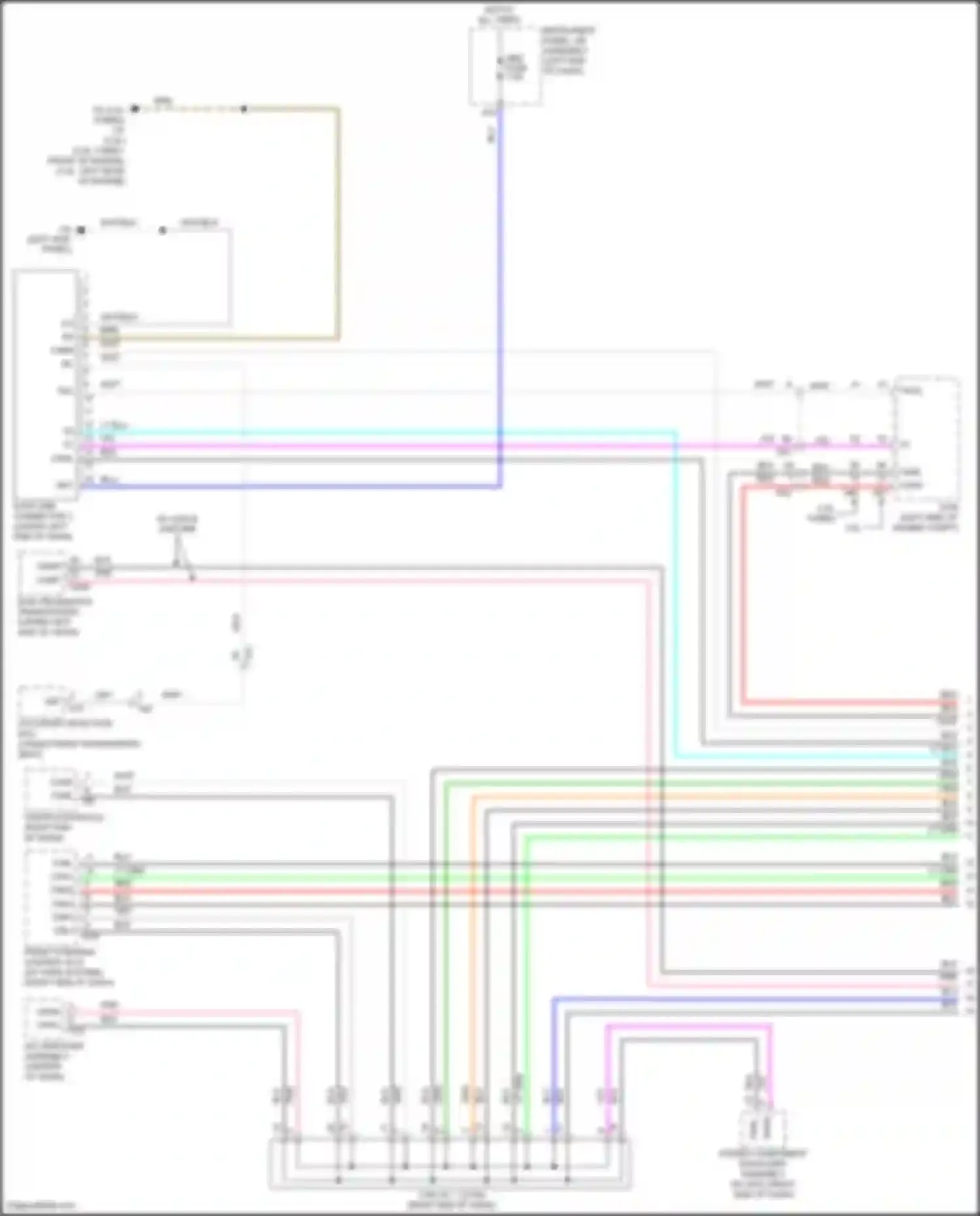 RC F Lexus I facelift (2018-2024): Computer data lines circuit (1 of 4)