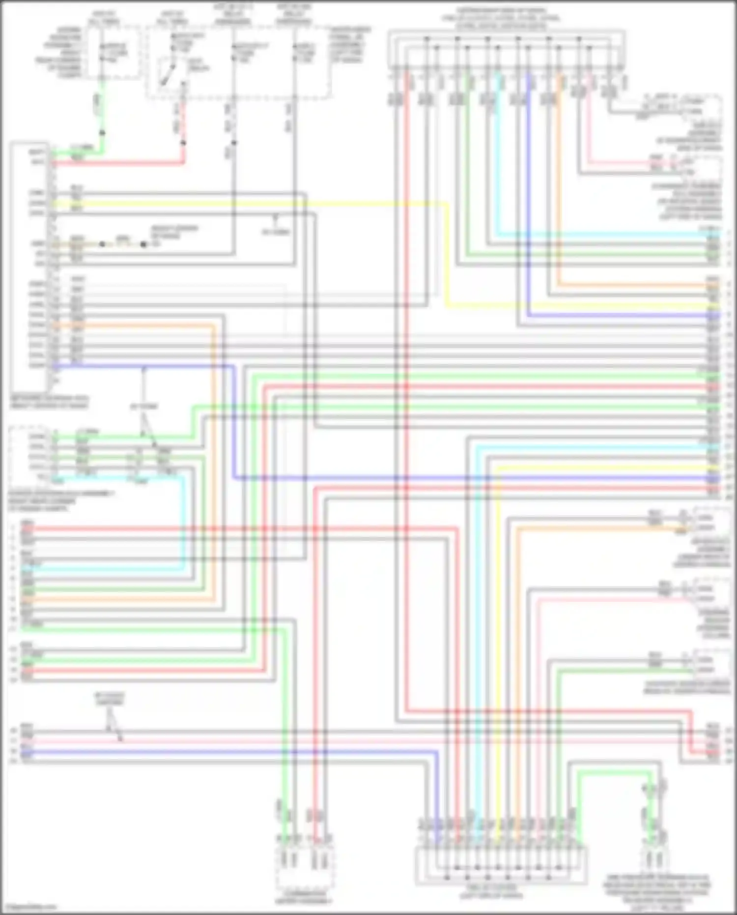 RC F Lexus I facelift (2018-2024): Computer data lines circuit (2 of 4)