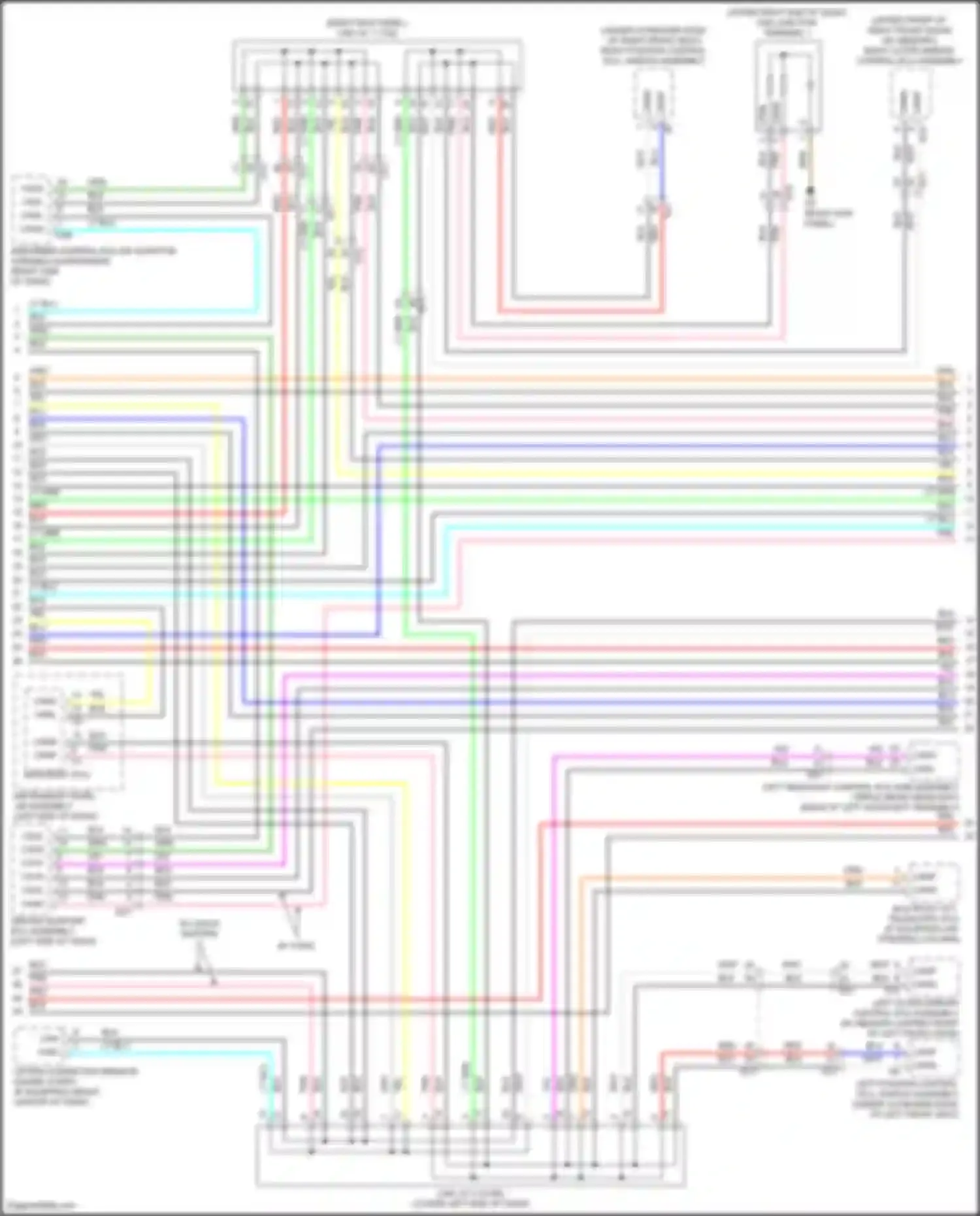 RC F Lexus I facelift (2018-2024): Computer data lines circuit (3 of 4)
