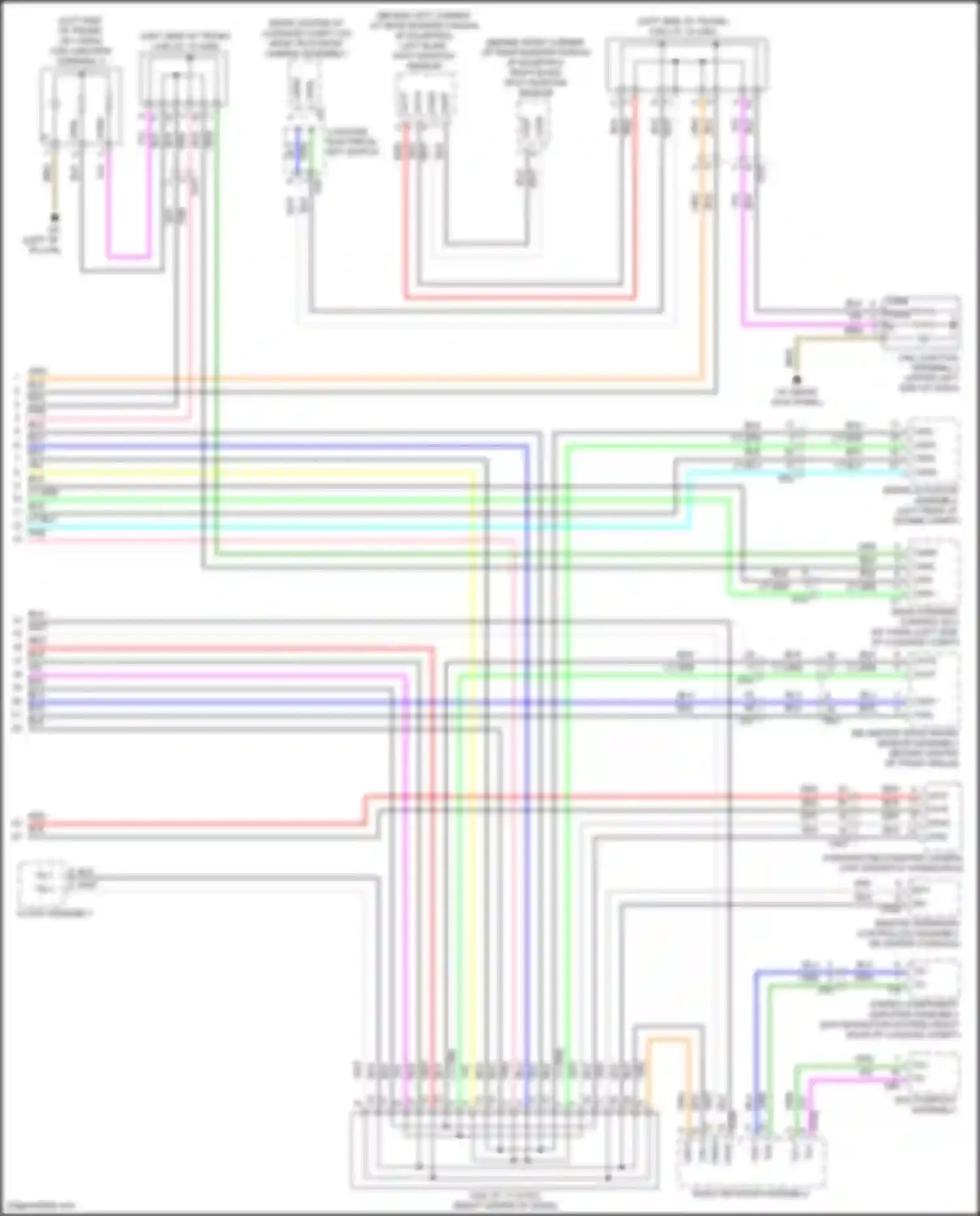 RC F Lexus I facelift (2018-2024): Computer data lines circuit (4 of 4)