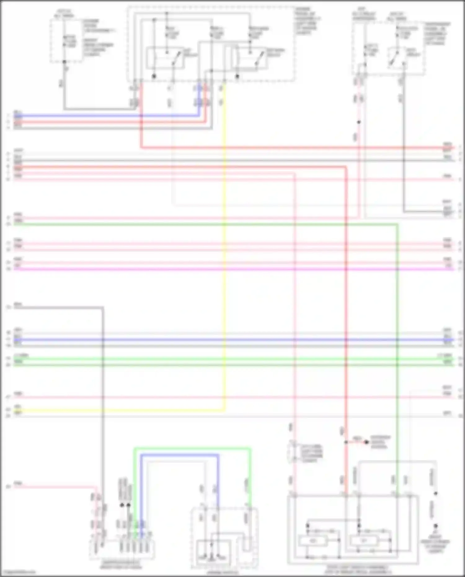 RC F Lexus I facelift (2018-2024): Wiring diagram engine performance 2.0l turbo (2 of 9)