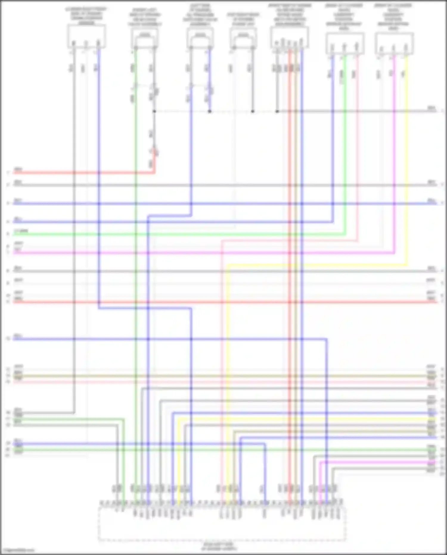 RC F Lexus I facelift (2018-2024): Wiring diagram engine performance 2.0l turbo (6 of 9)