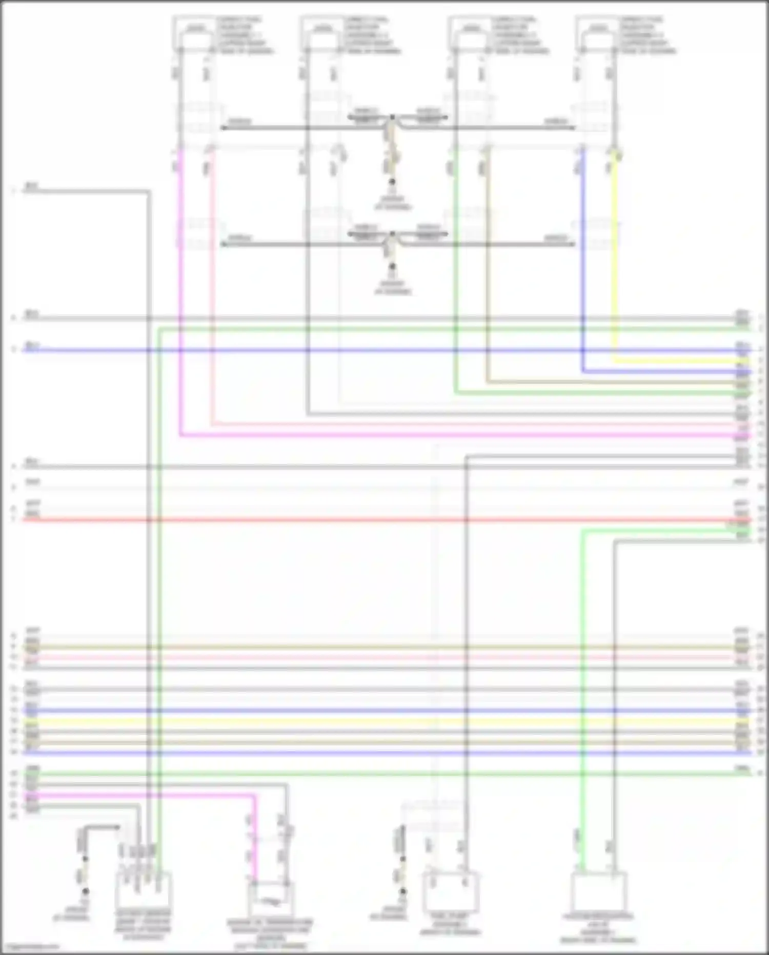 RC F Lexus I facelift (2018-2024): Wiring diagram engine performance 2.0l turbo (7 of 9)