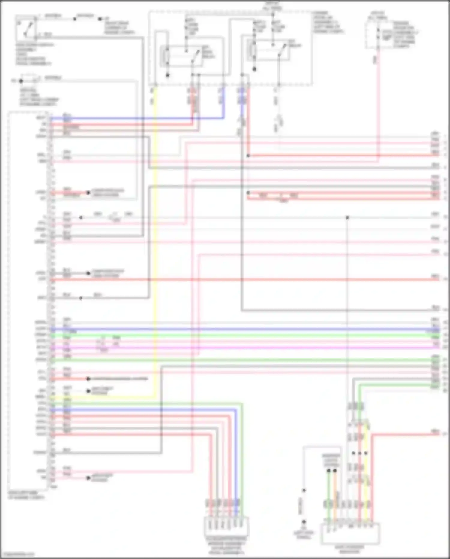 RC F Lexus I facelift (2018-2024): Wiring diagram engine performance 3.5l (1 of 11)