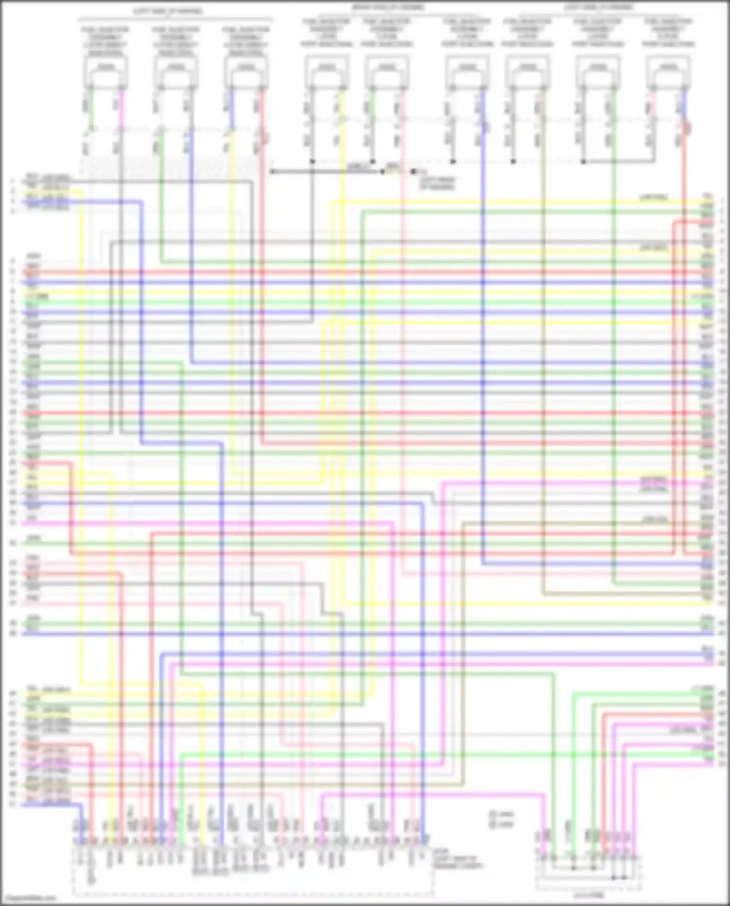 RC F Lexus I facelift (2018-2024): Wiring diagram engine performance 3.5l (10 of 11)