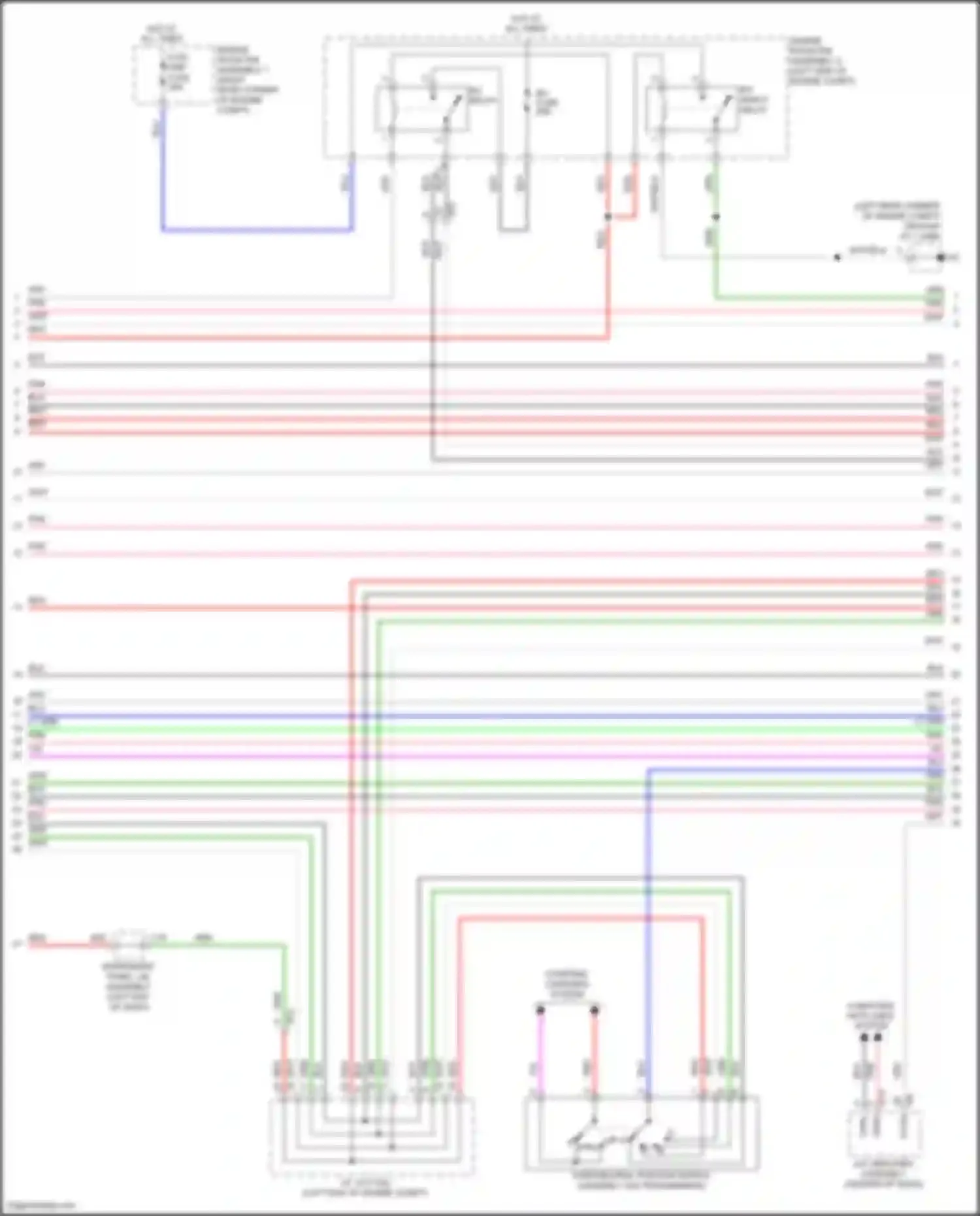 RC F Lexus I facelift (2018-2024): Wiring diagram engine performance 3.5l (2 of 11)