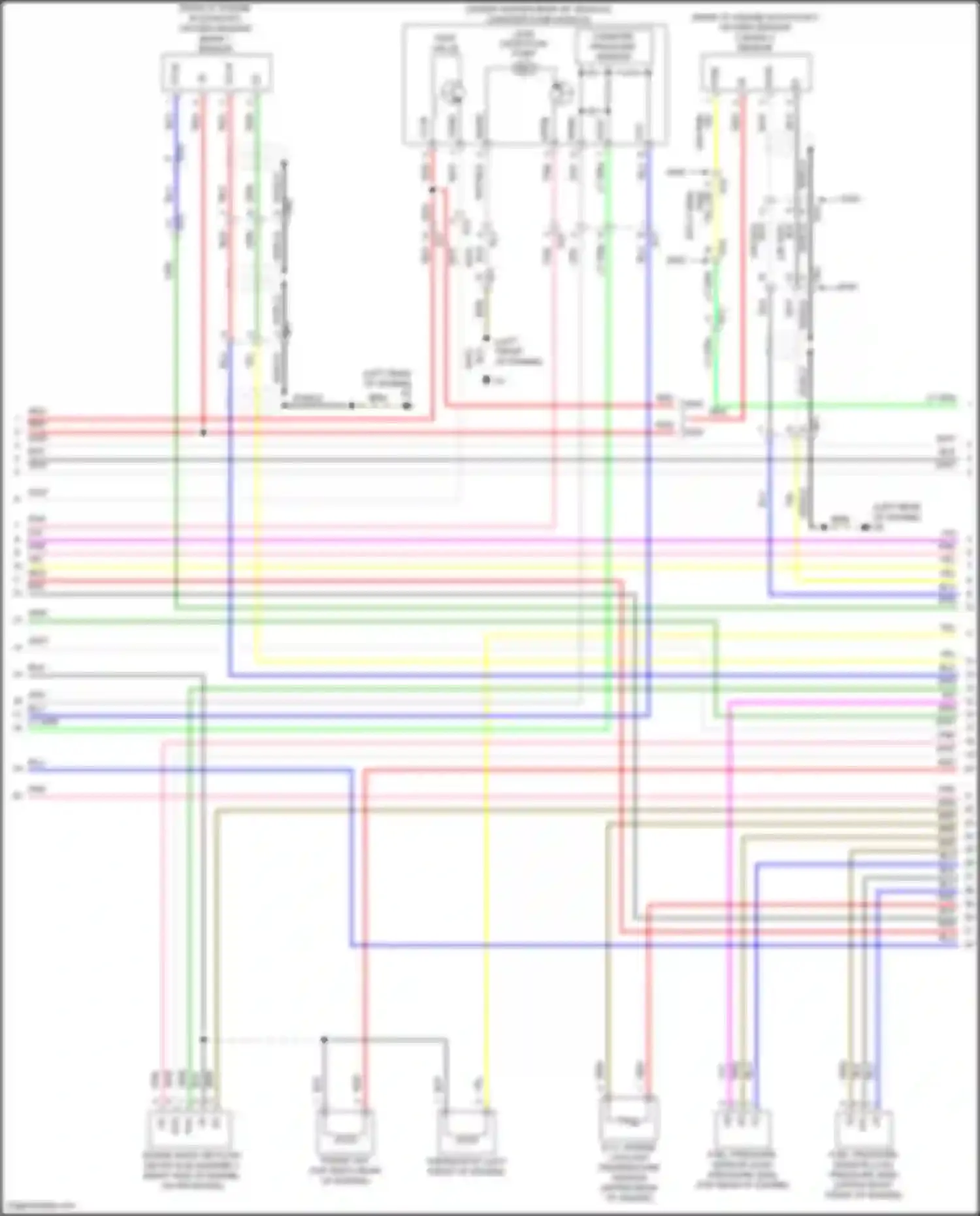 RC F Lexus I facelift (2018-2024): Wiring diagram engine performance 3.5l (5 of 11)