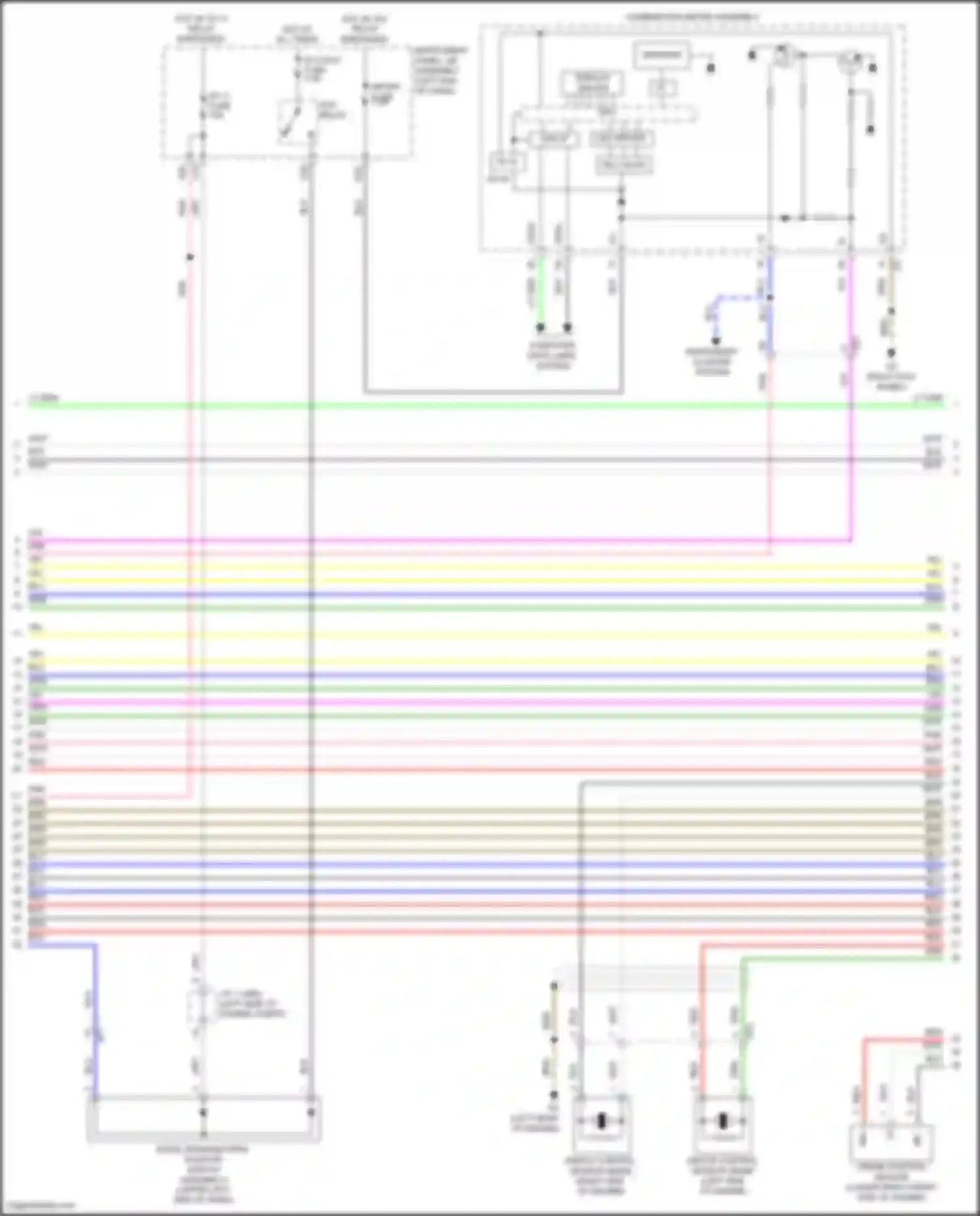 RC F Lexus I facelift (2018-2024): Wiring diagram engine performance 3.5l (6 of 11)