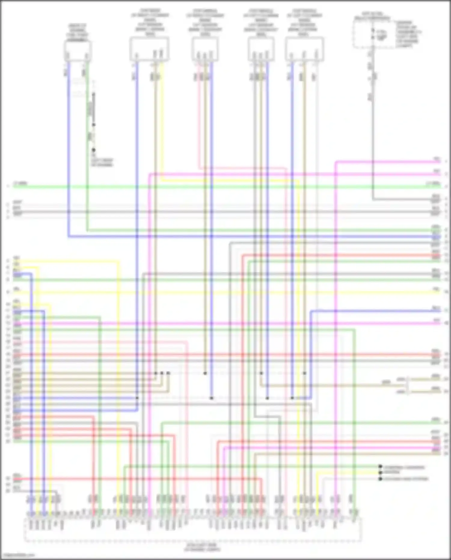 RC F Lexus I facelift (2018-2024): Wiring diagram engine performance 3.5l (7 of 11)