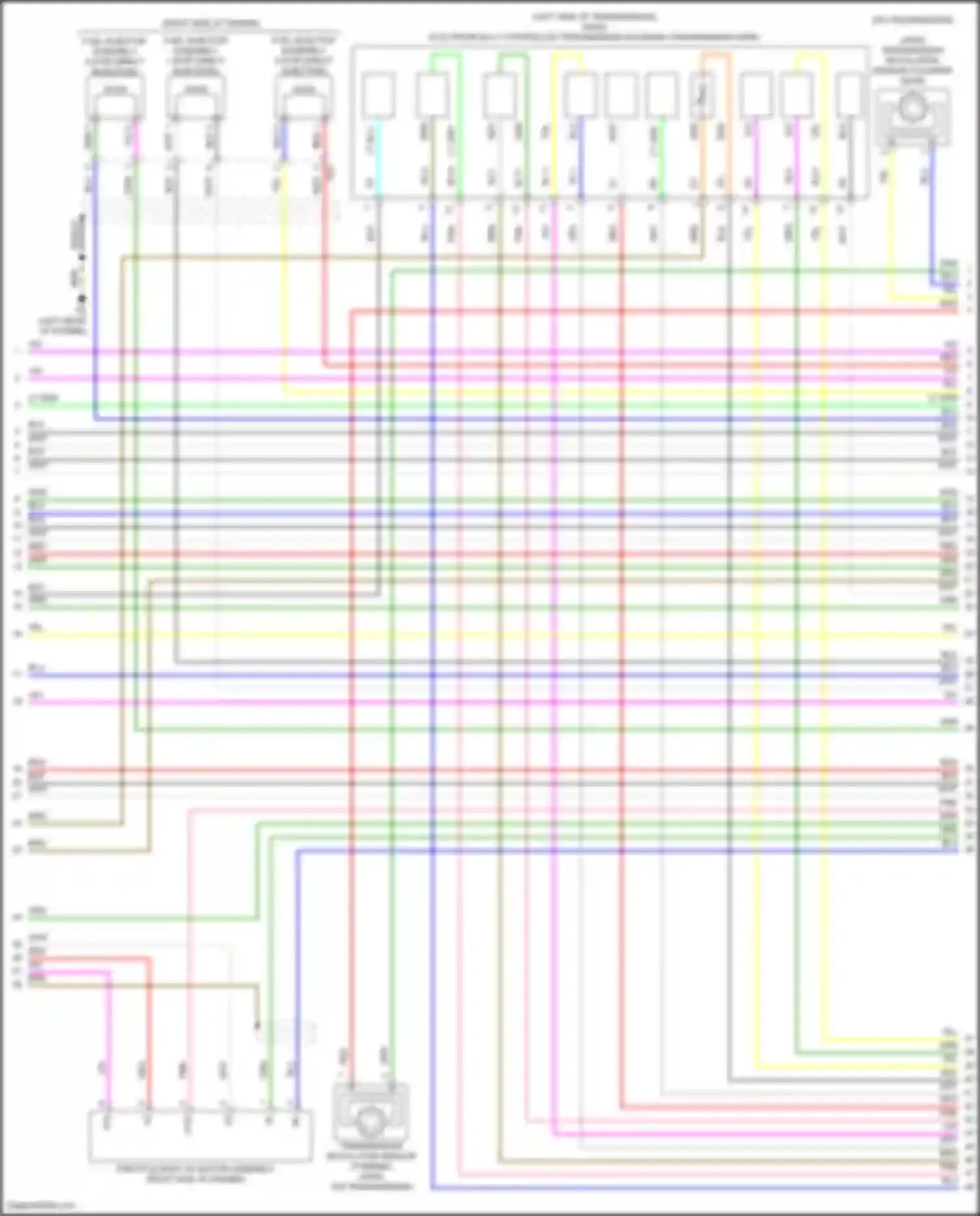 RC F Lexus I facelift (2018-2024): Wiring diagram engine performance 3.5l (8 of 11)