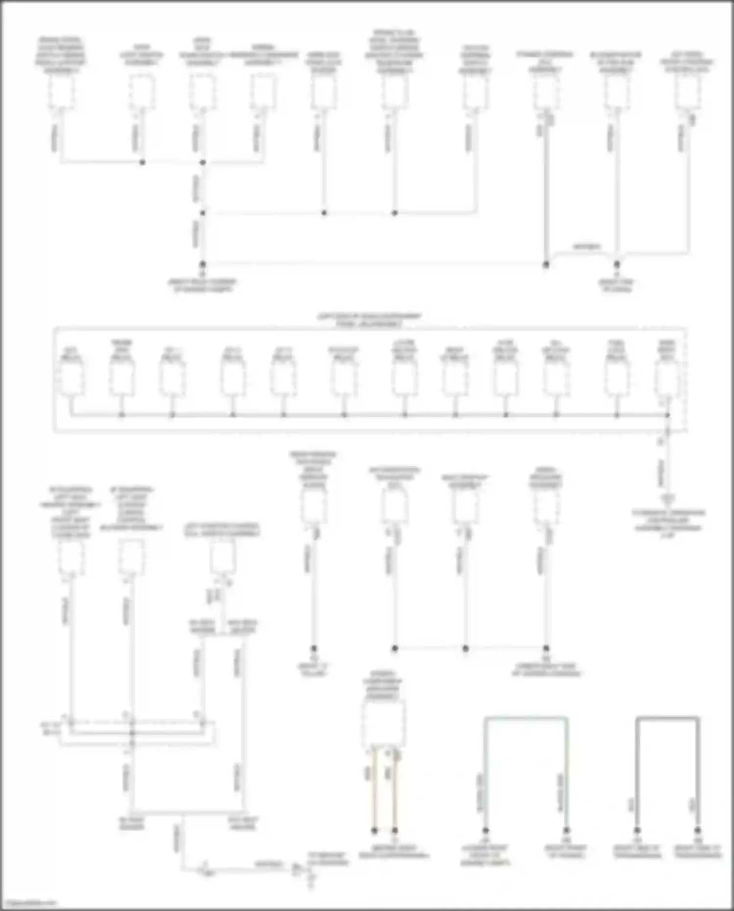 RC F Lexus I facelift (2018-2024): Ground distribution circuit (7 of 7)