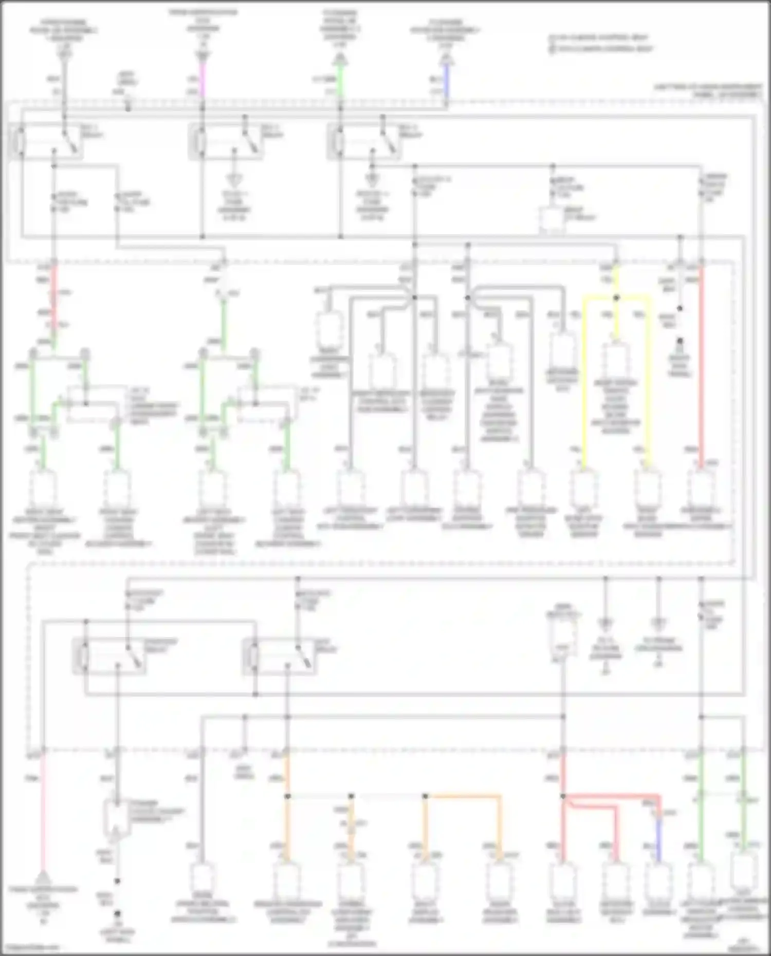 RC F Lexus I facelift (2018-2024): Power distribution circuit (7 of 8)