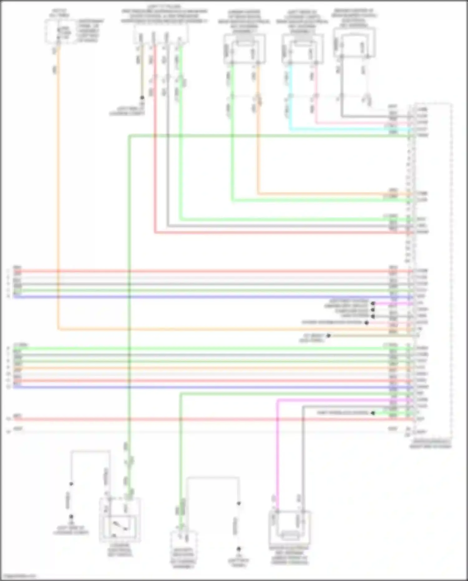 RC Lexus I facelift (2018-2024): Forced entry circuit (6 of 6)