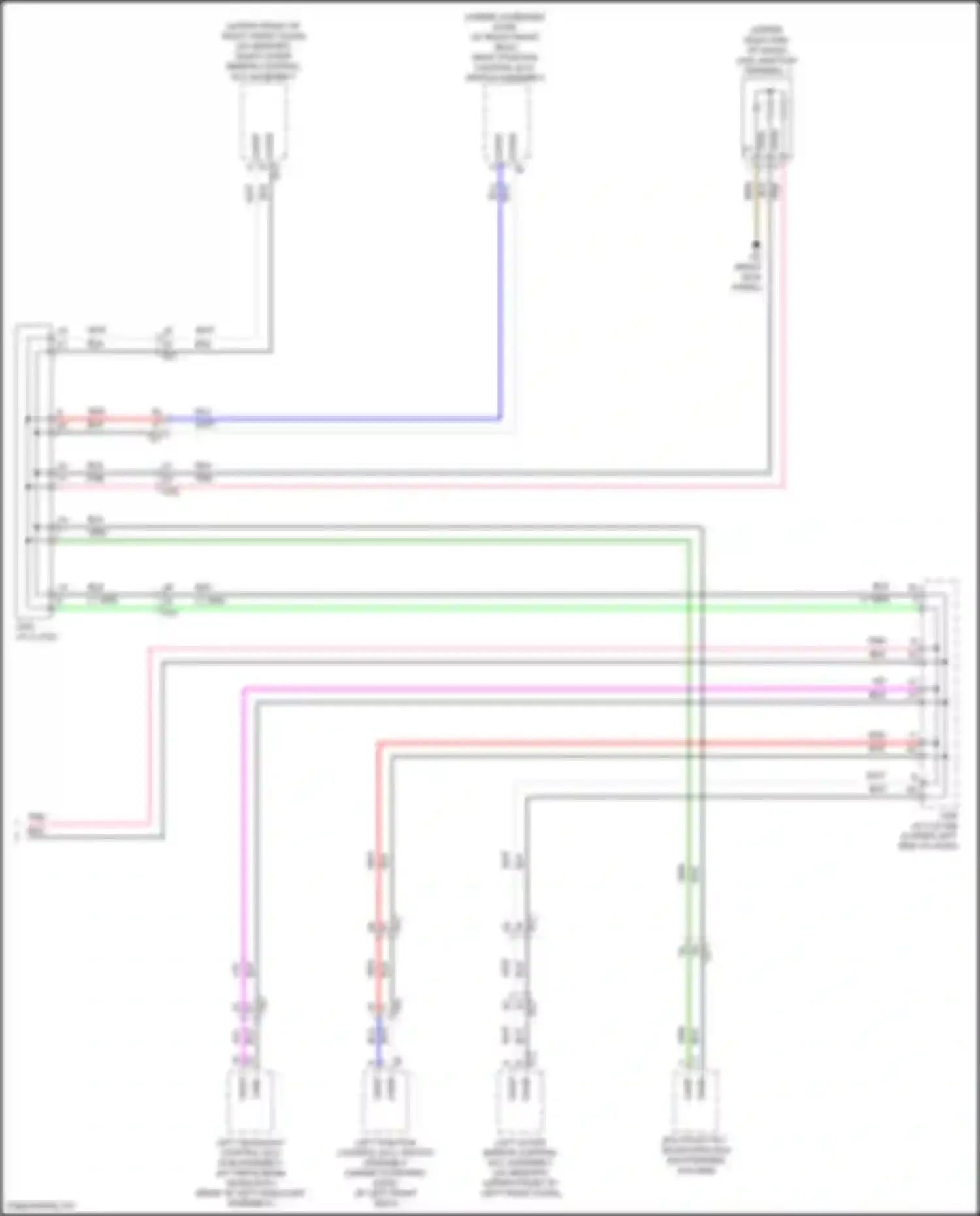 RC Lexus I facelift (2018-2024): Body ecu circuit (2 of 4)