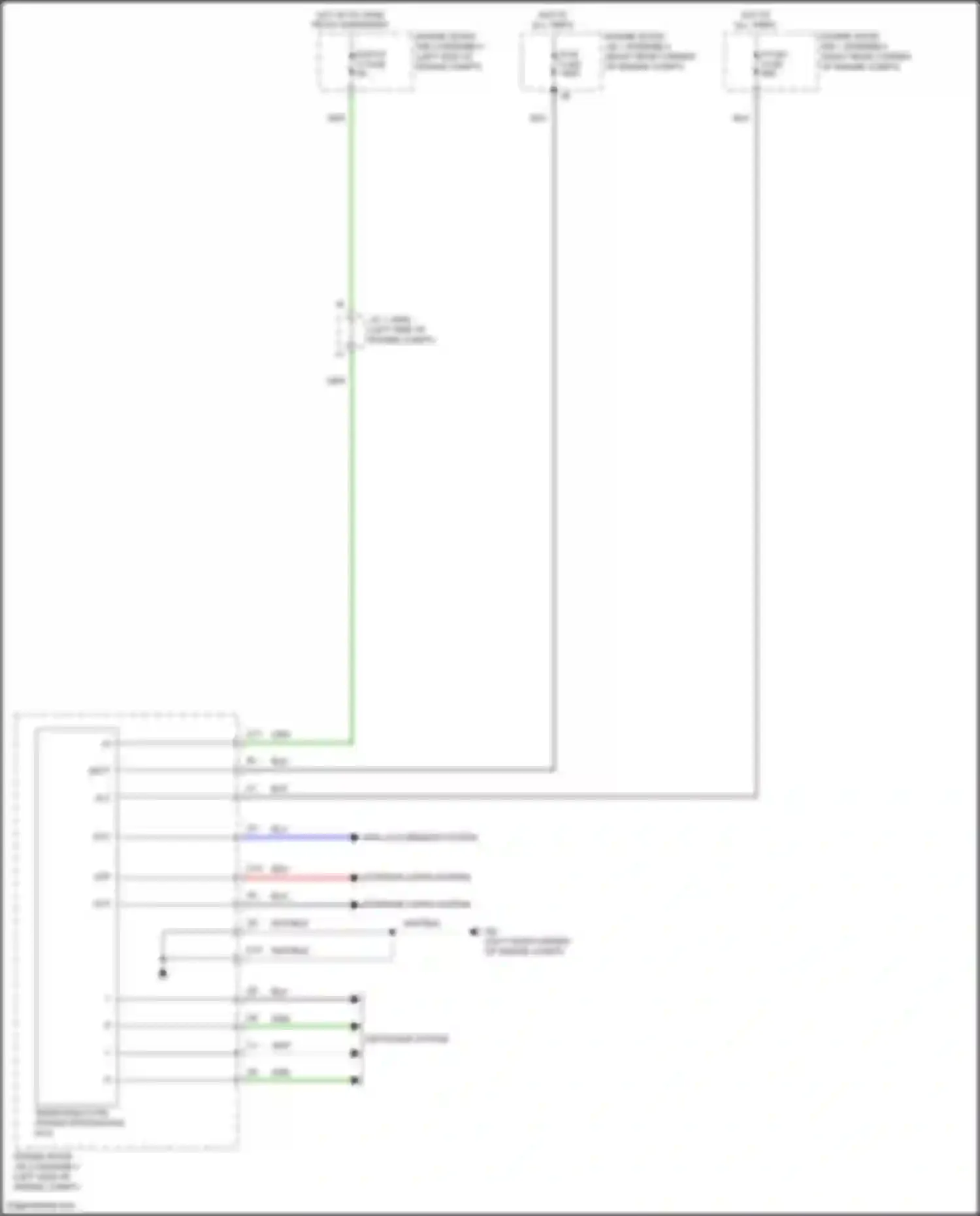RC Lexus I facelift (2018-2024): Semiconductor power integration ecu circuit