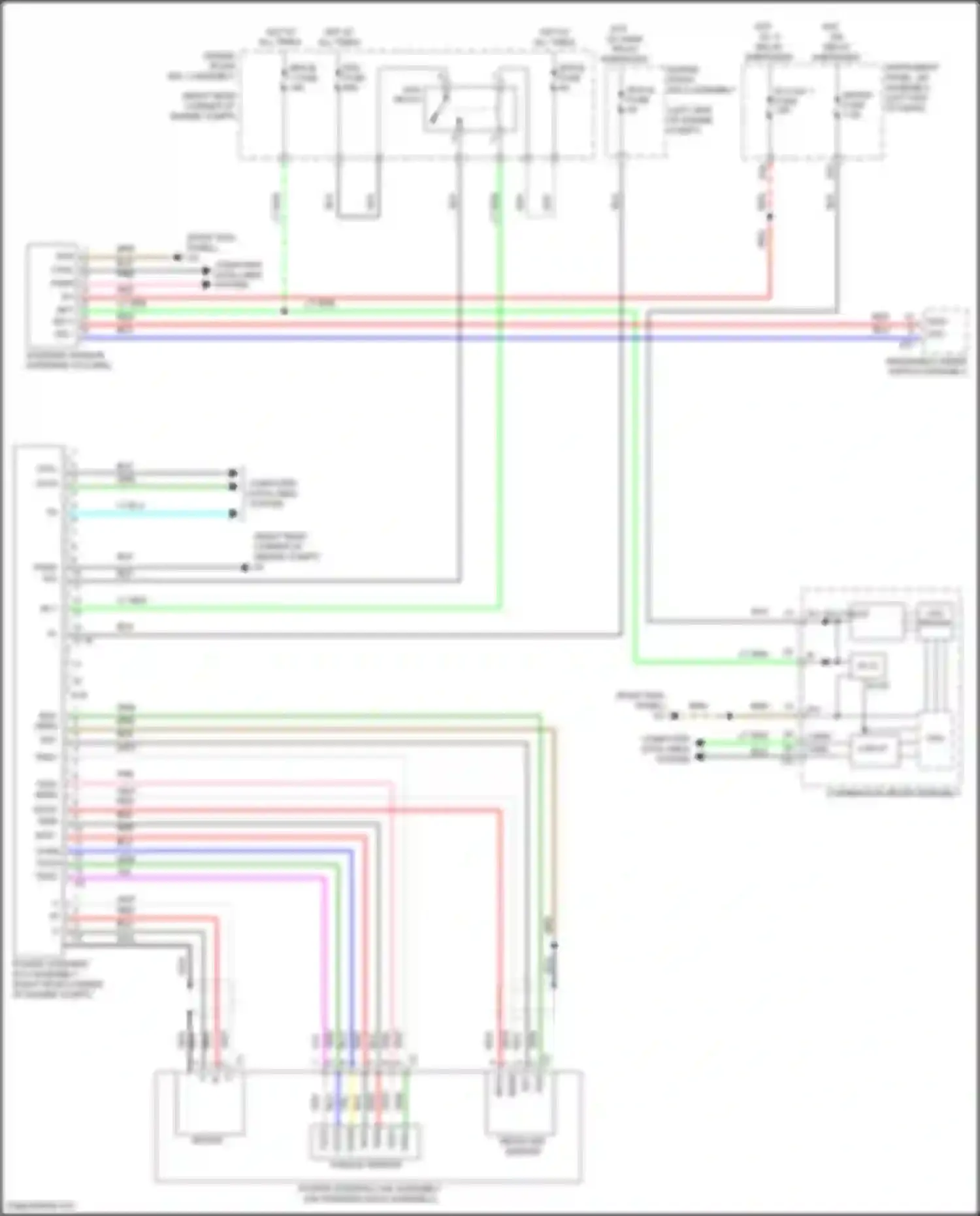 RC Lexus I facelift (2018-2024): Electronic power steering circuit