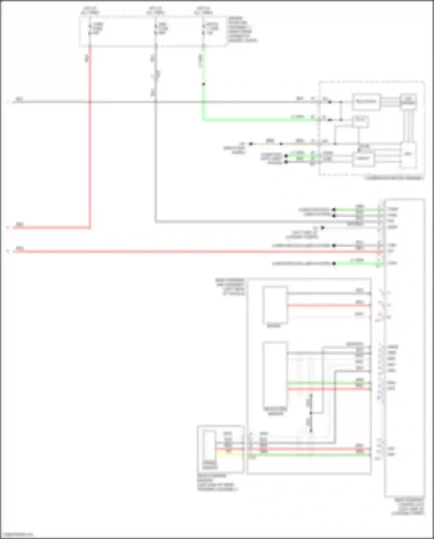 RC Lexus I facelift (2018-2024): Progressive power steering circuit (2 of 2)