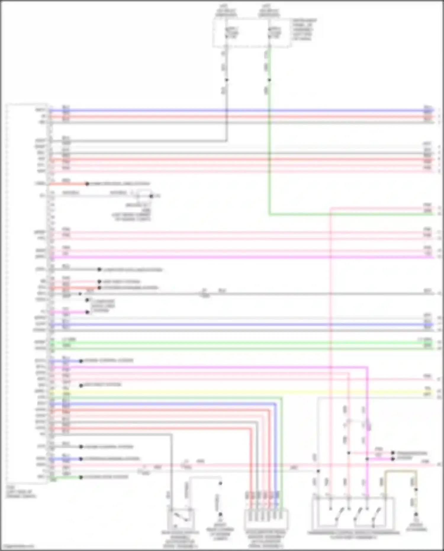 RC Lexus I facelift (2018-2024): Wiring diagram engine performance 2.0l turbo (1 of 9)