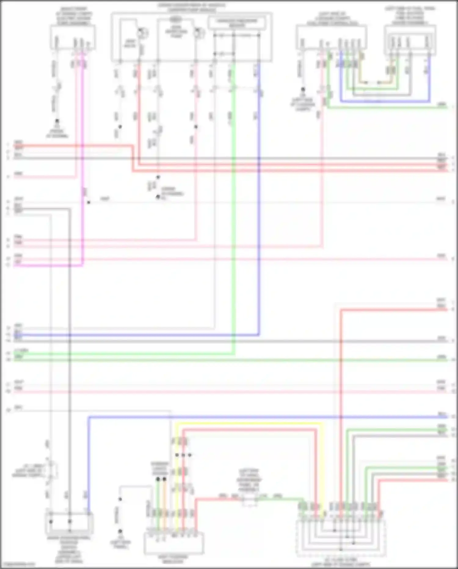 RC Lexus I facelift (2018-2024): Wiring diagram engine performance 2.0l turbo (3 of 9)
