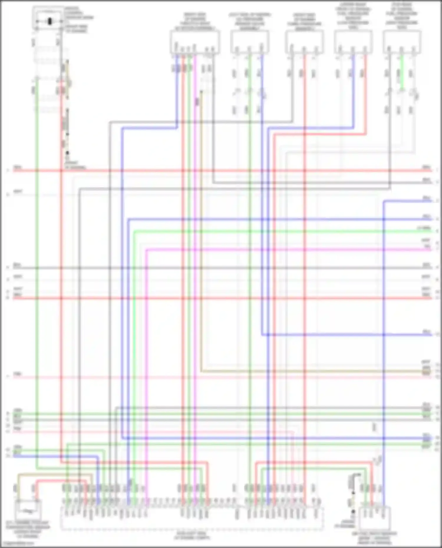 RC Lexus I facelift (2018-2024): Wiring diagram engine performance 2.0l turbo (5 of 9)
