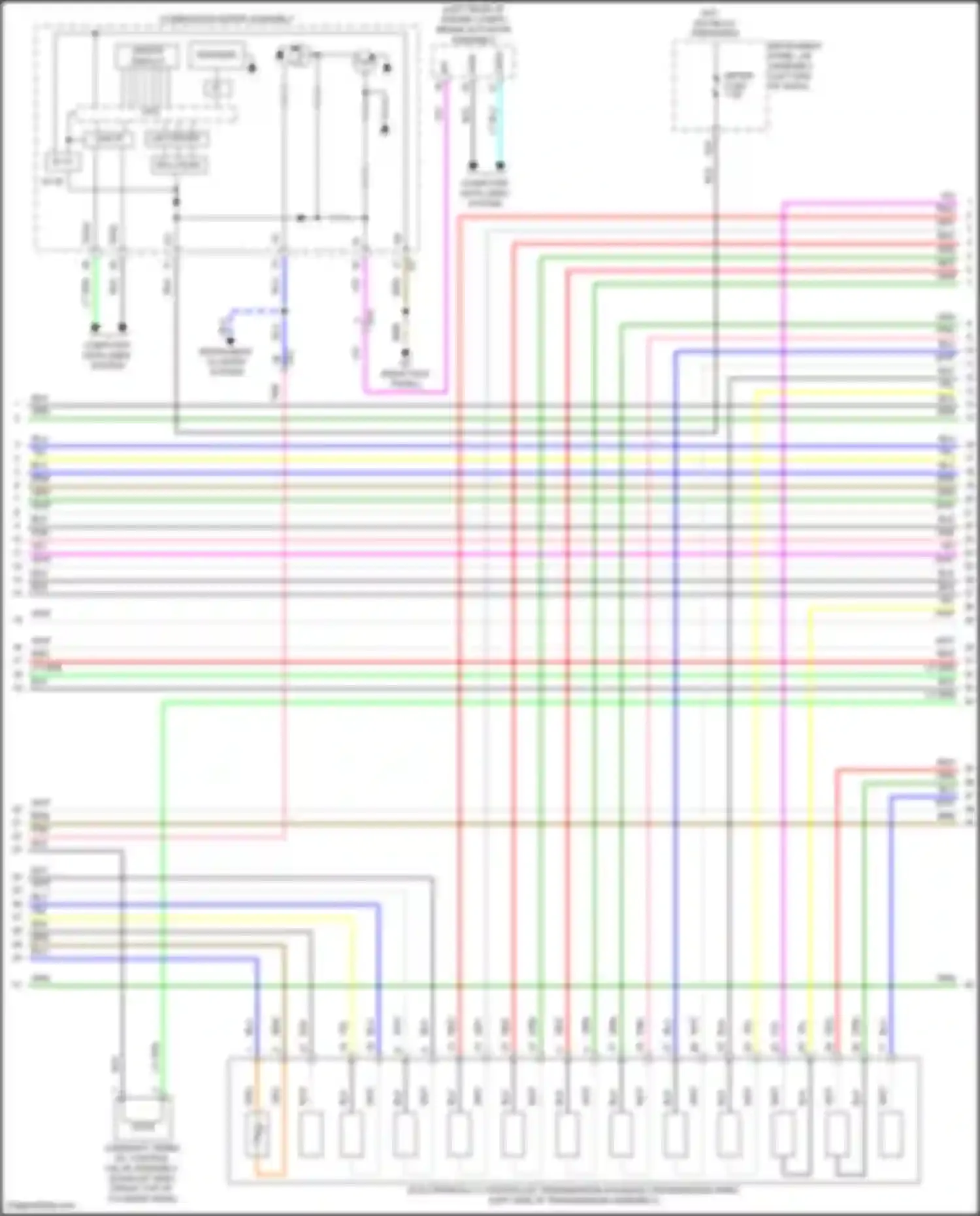 RC Lexus I facelift (2018-2024): Wiring diagram engine performance 2.0l turbo (8 of 9)