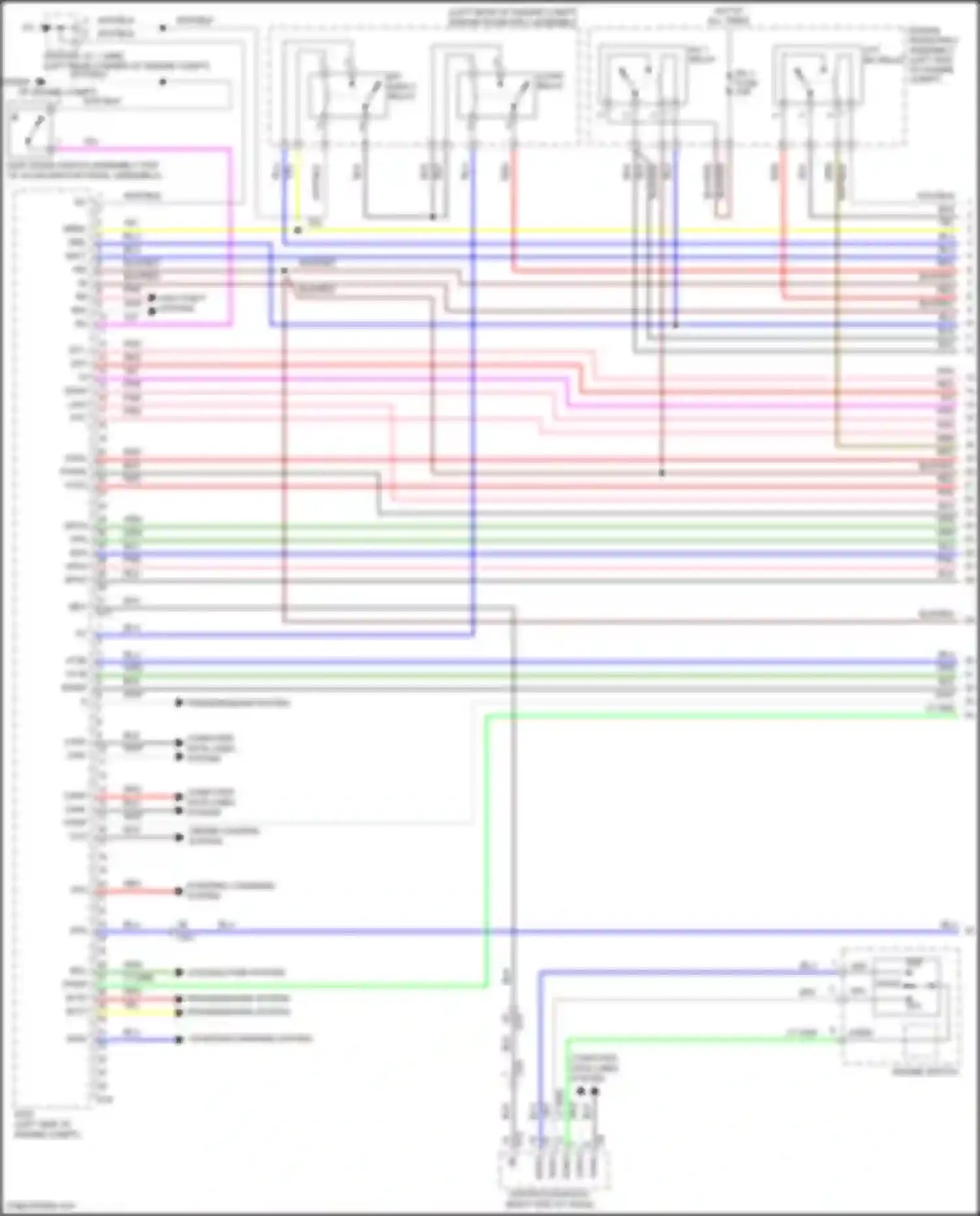 RC Lexus I facelift (2018-2024): Wiring diagram engine performance 5.0l (1 of 9)