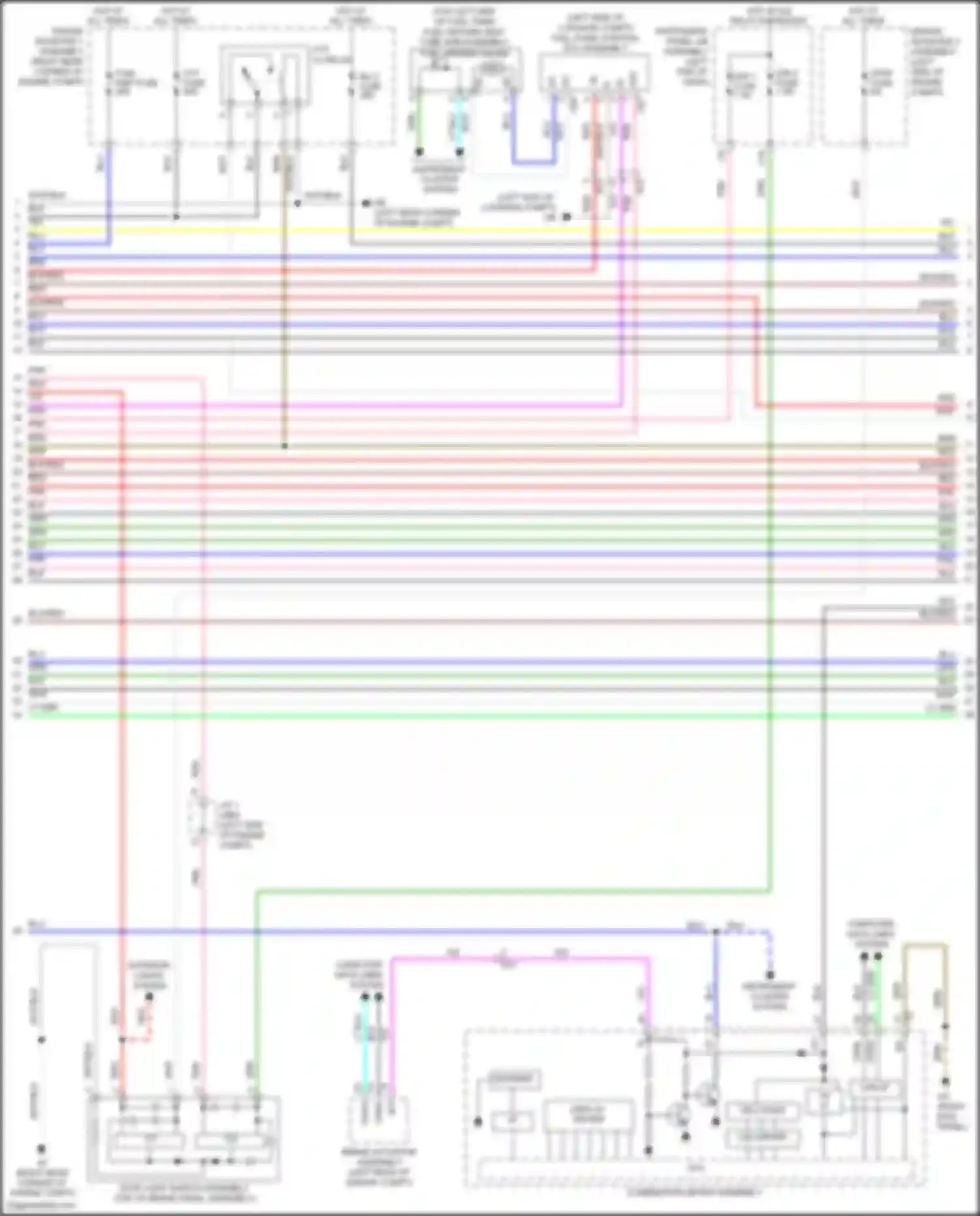 RC Lexus I facelift (2018-2024): Wiring diagram engine performance 5.0l (2 of 9)