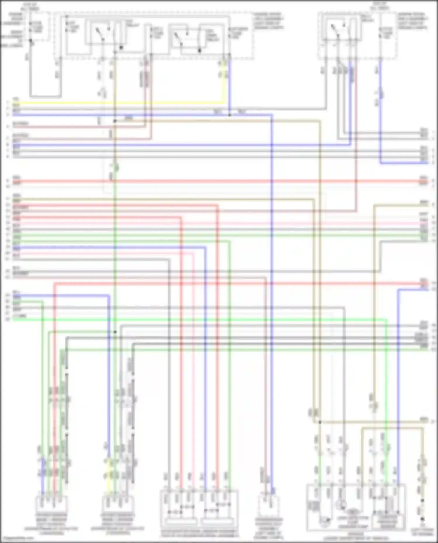 RC Lexus I facelift (2018-2024): Wiring diagram engine performance 5.0l (3 of 9)