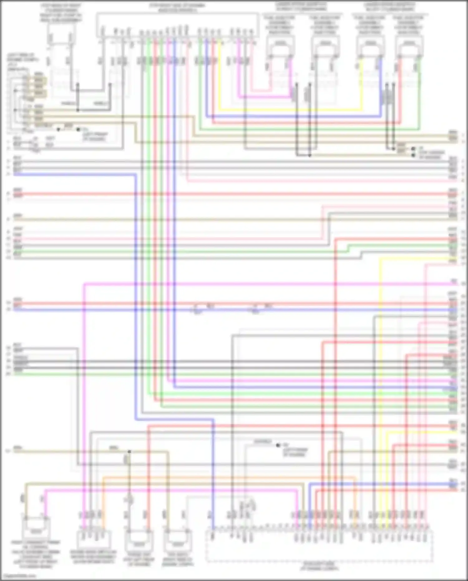 RC Lexus I facelift (2018-2024): Wiring diagram engine performance 5.0l (4 of 9)