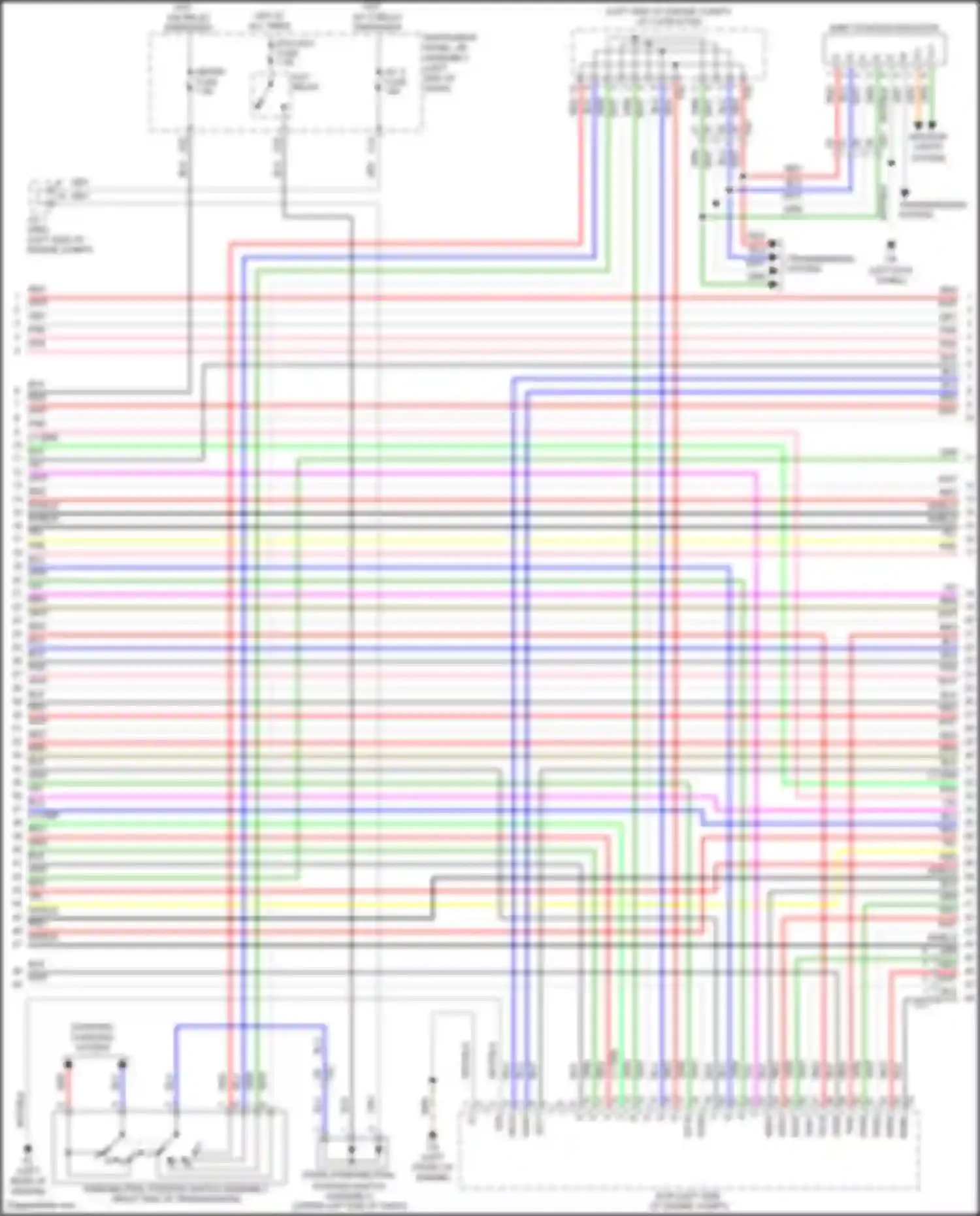 RC Lexus I facelift (2018-2024): Wiring diagram engine performance 5.0l (6 of 9)