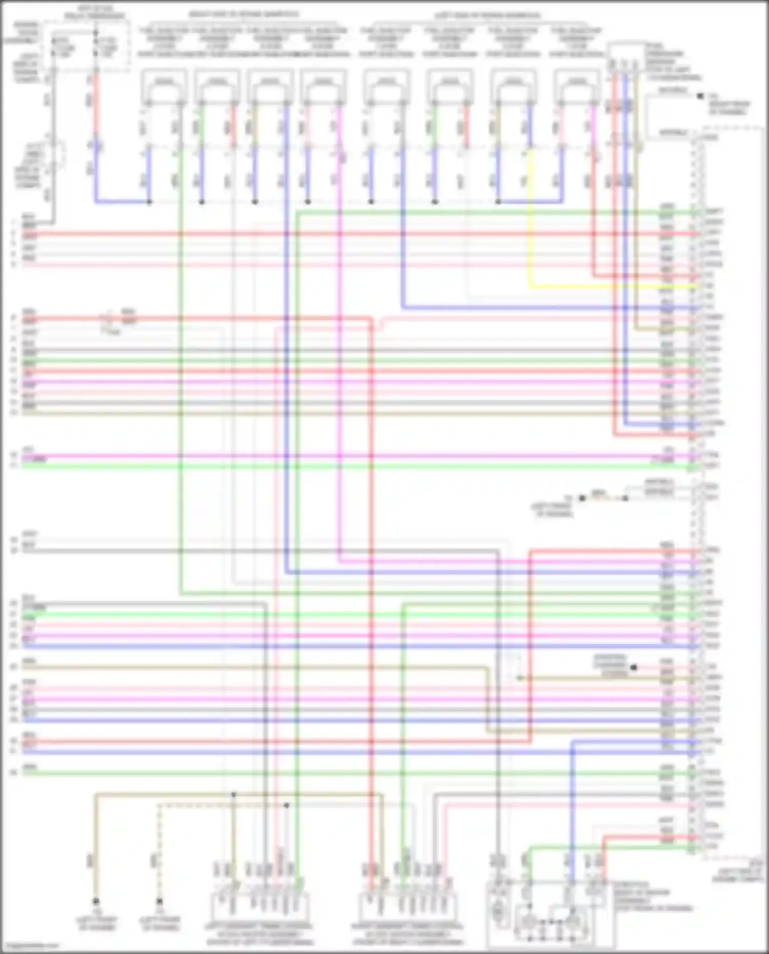 RC Lexus I facelift (2018-2024): Wiring diagram engine performance 5.0l (9 of 9)