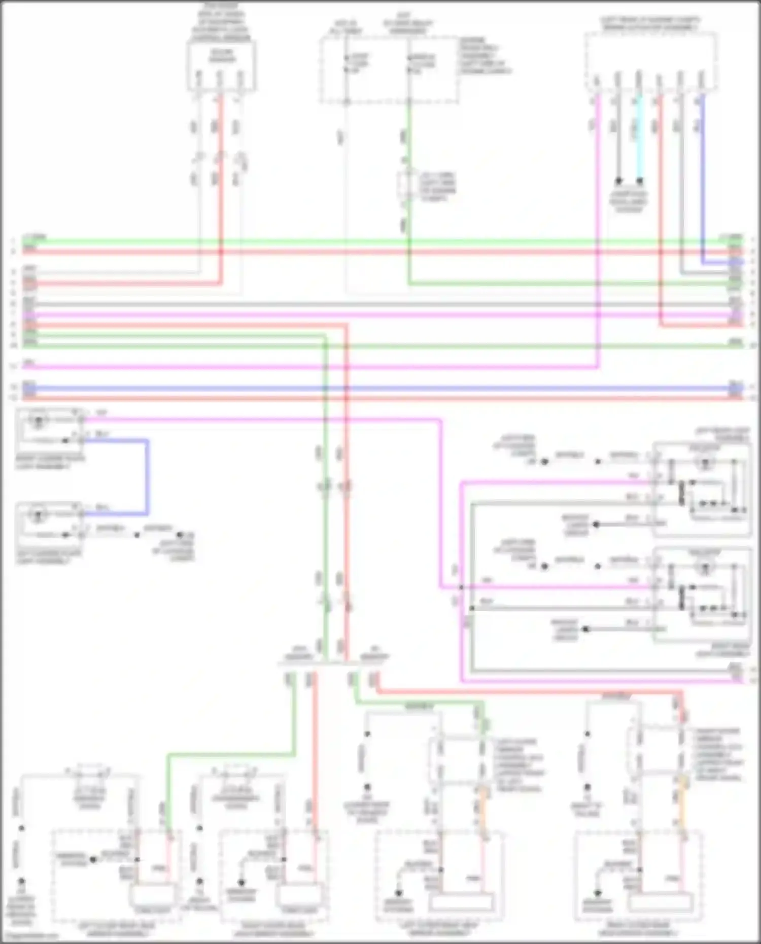 RC Lexus I facelift (2018-2024): Exterior lamps circuit (2 of 4)