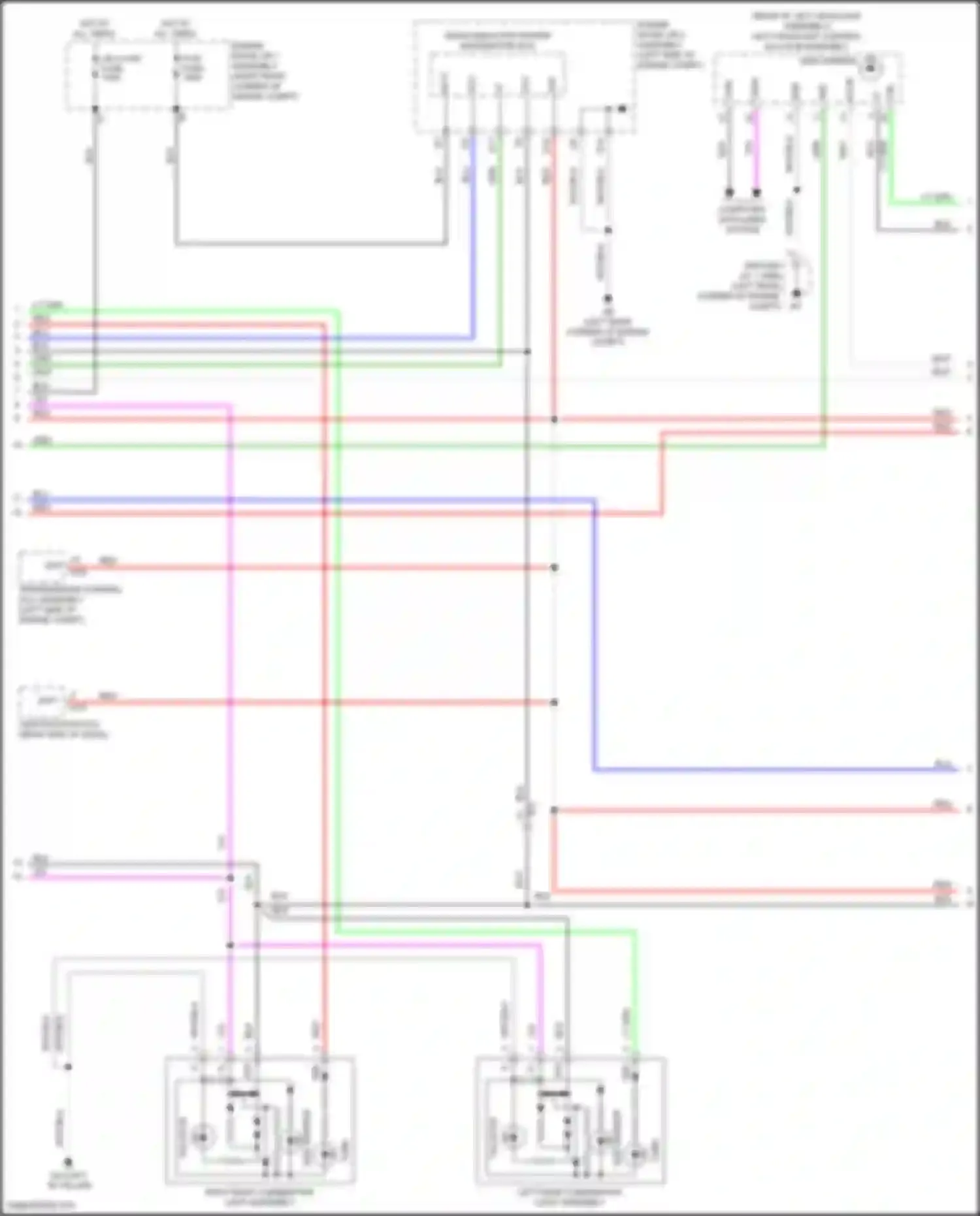 RC Lexus I facelift (2018-2024): Exterior lamps circuit (3 of 4)