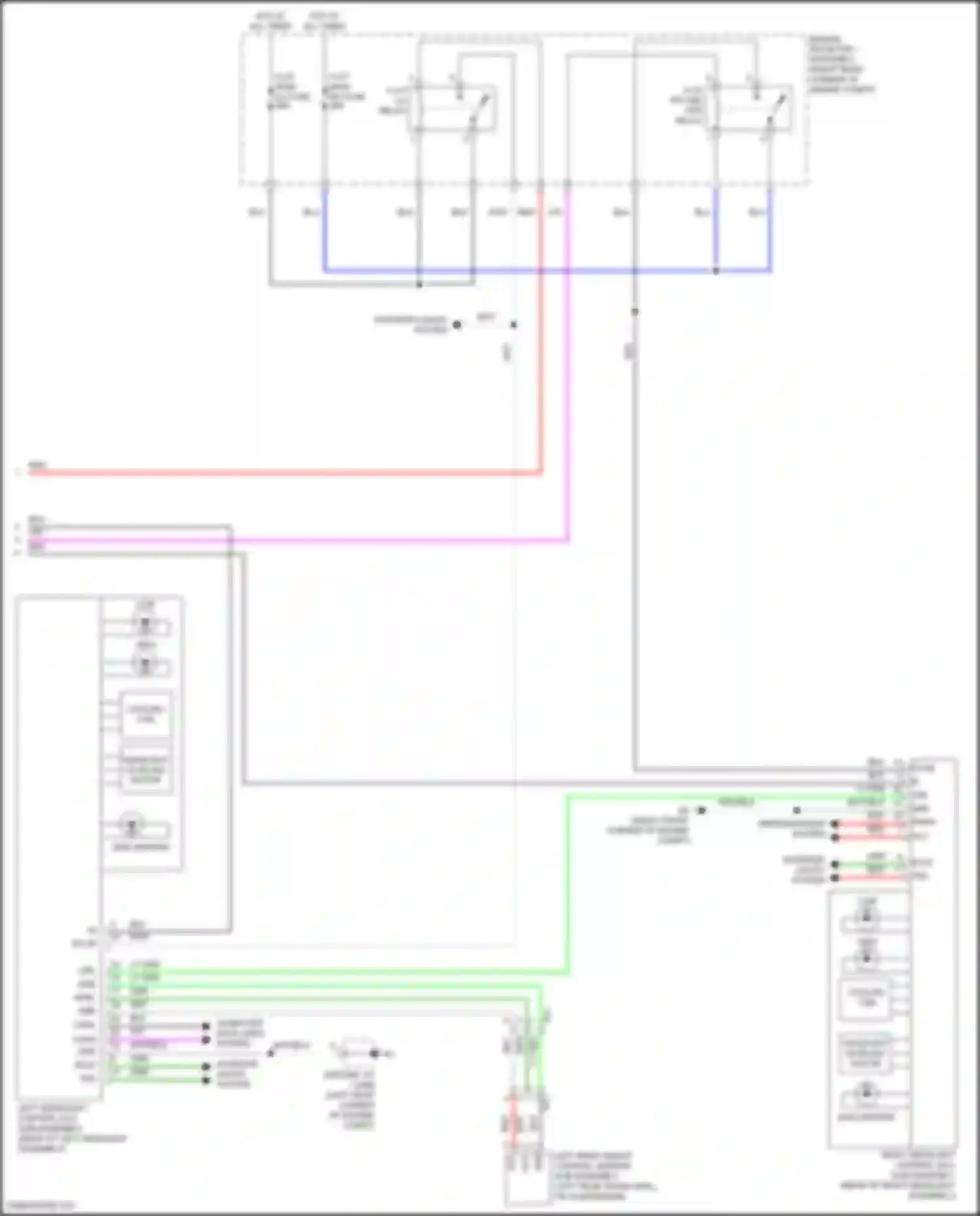 RC Lexus I facelift (2018-2024): Headlights circuit (2 of 2)