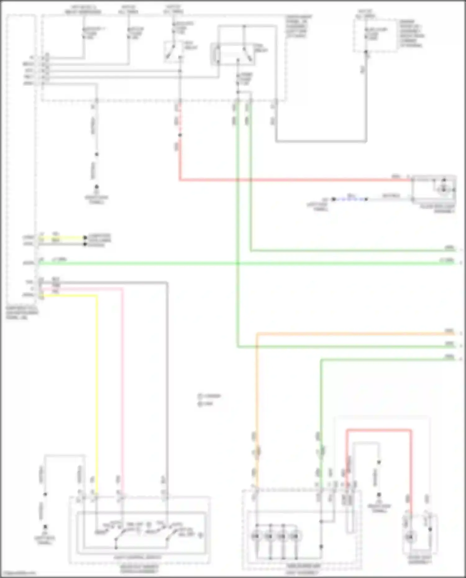 RC Lexus I facelift (2018-2024): Instrument illumination circuit (1 of 4)
