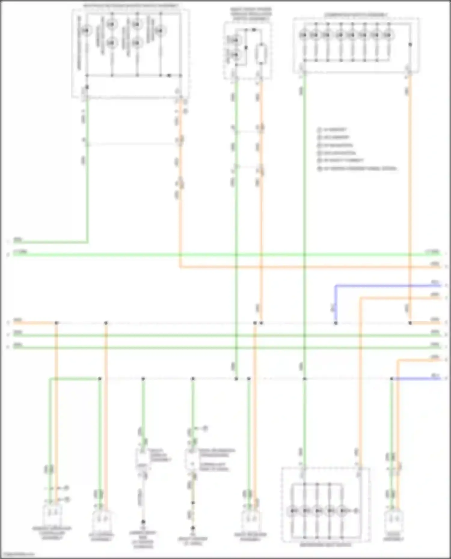 RC Lexus I facelift (2018-2024): Instrument illumination circuit (2 of 4)