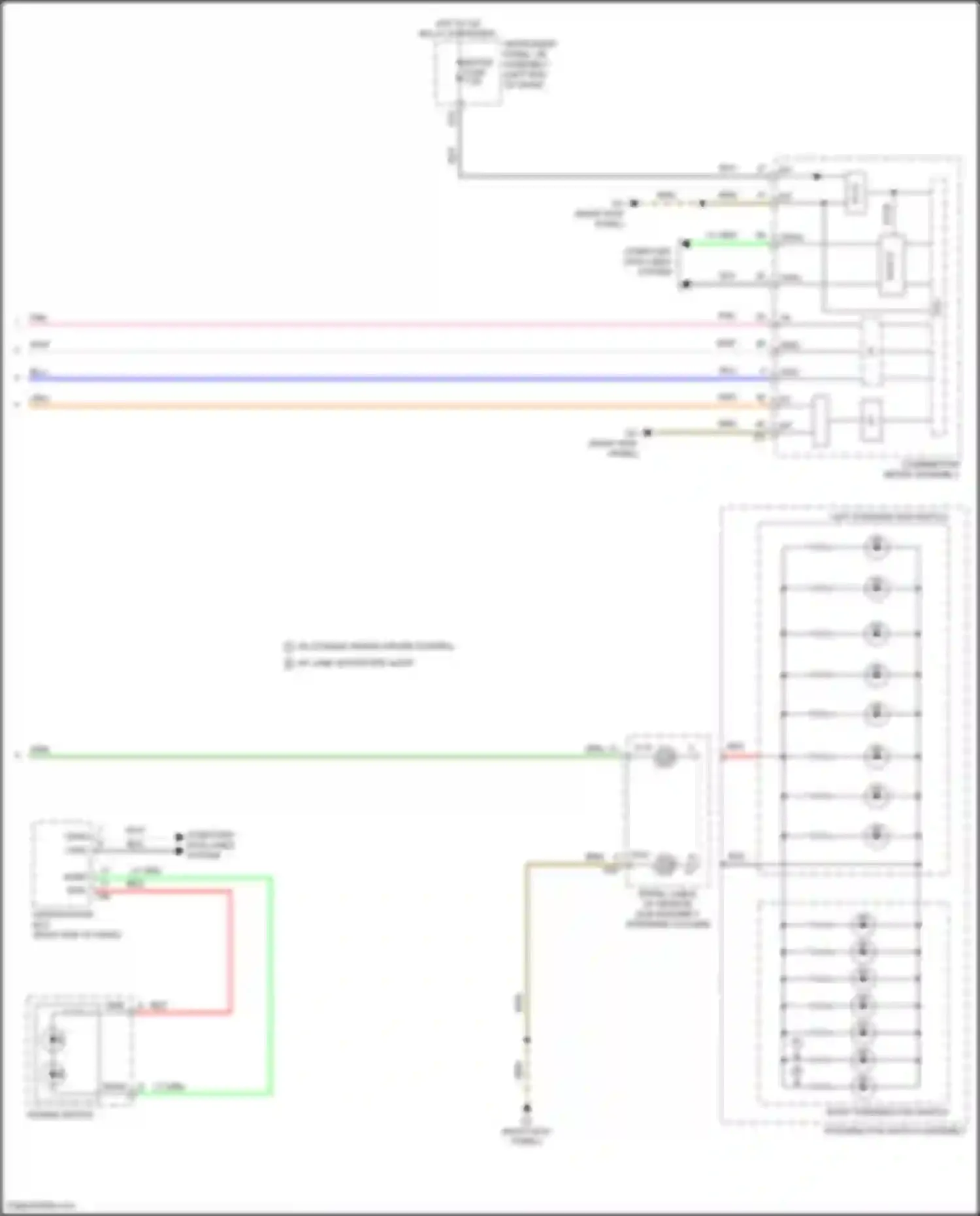 RC Lexus I facelift (2018-2024): Instrument illumination circuit (4 of 4)