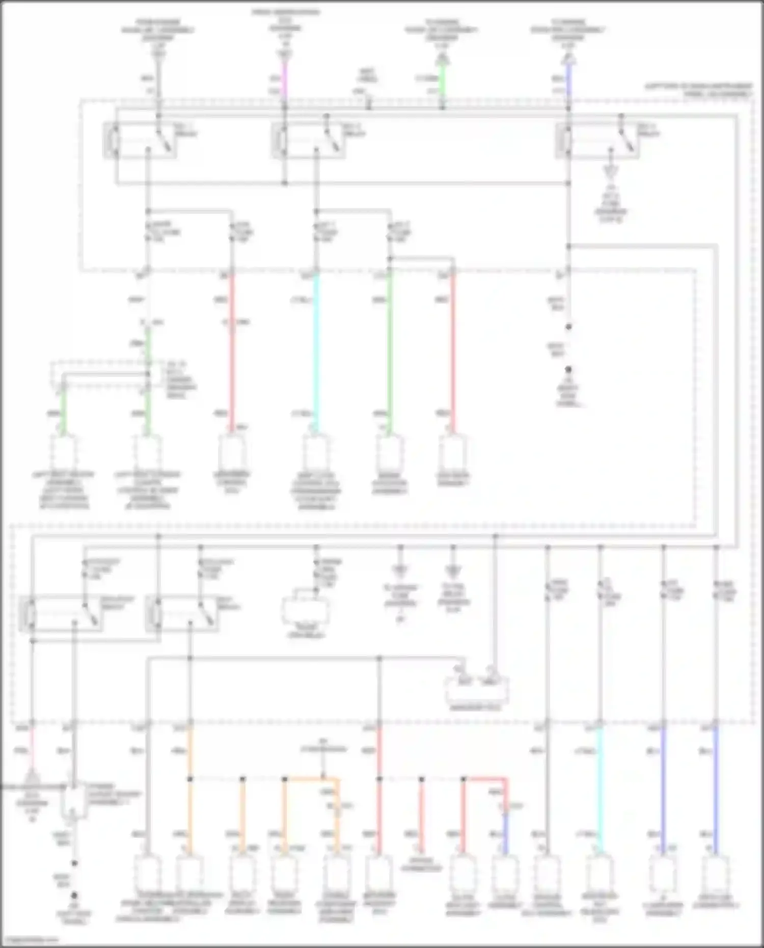 RC Lexus I facelift (2018-2024): Power distribution circuit (5 of 8)