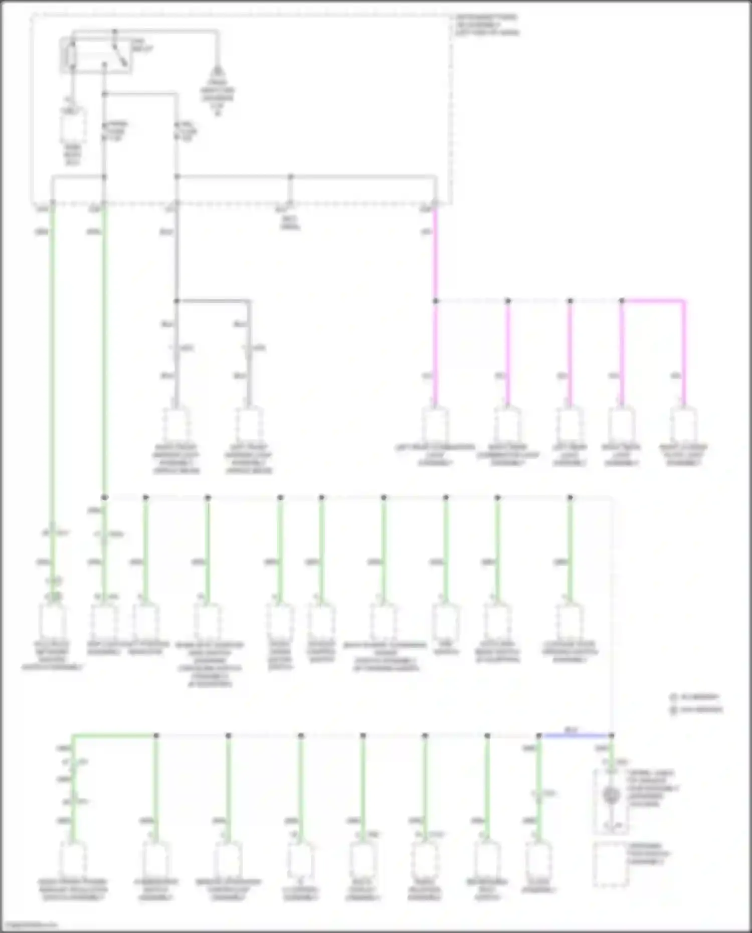 RC Lexus I facelift (2018-2024): Power distribution circuit (8 of 8)