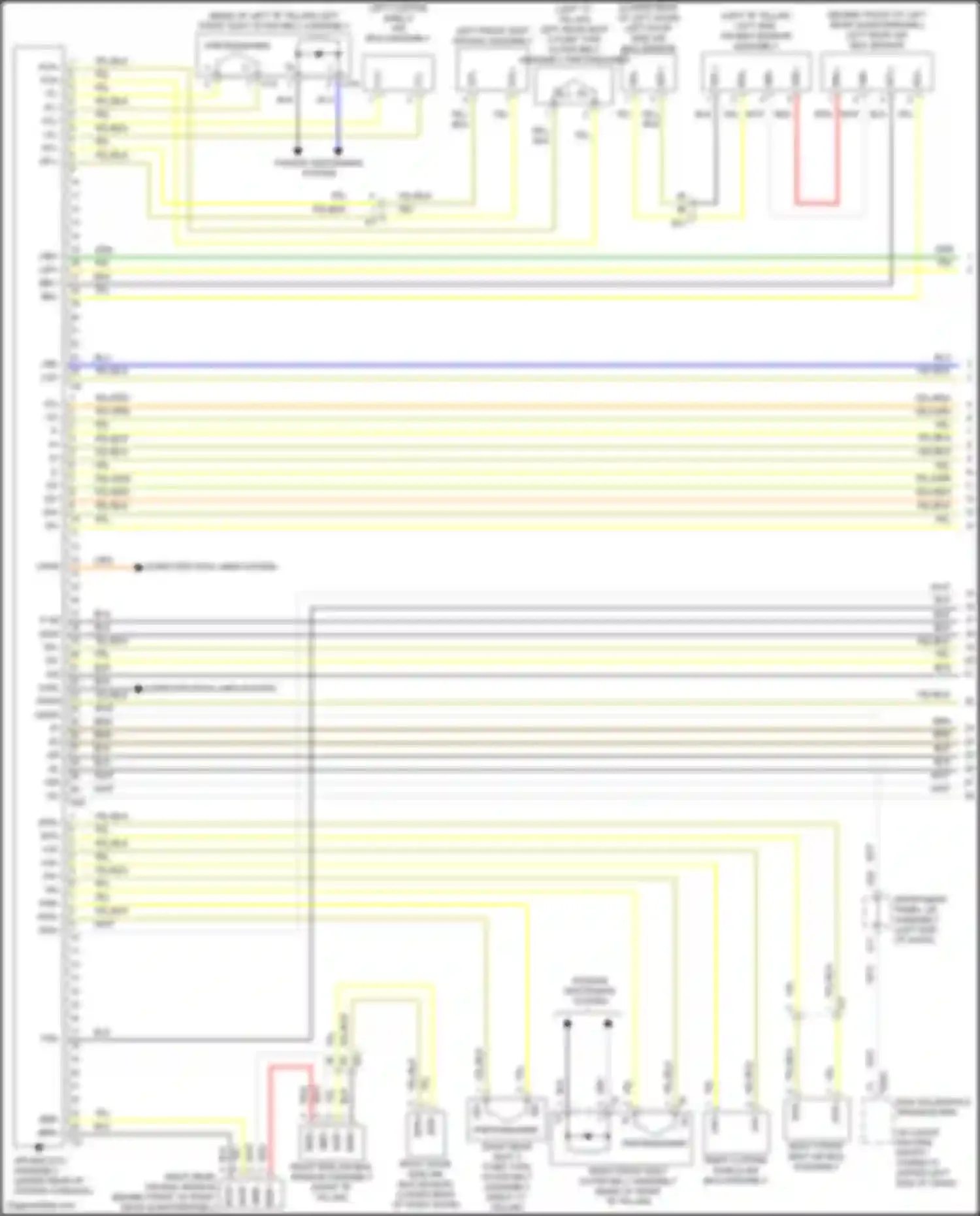 RC Lexus I facelift (2018-2024): Supplemental restraints circuit (1 of 3)