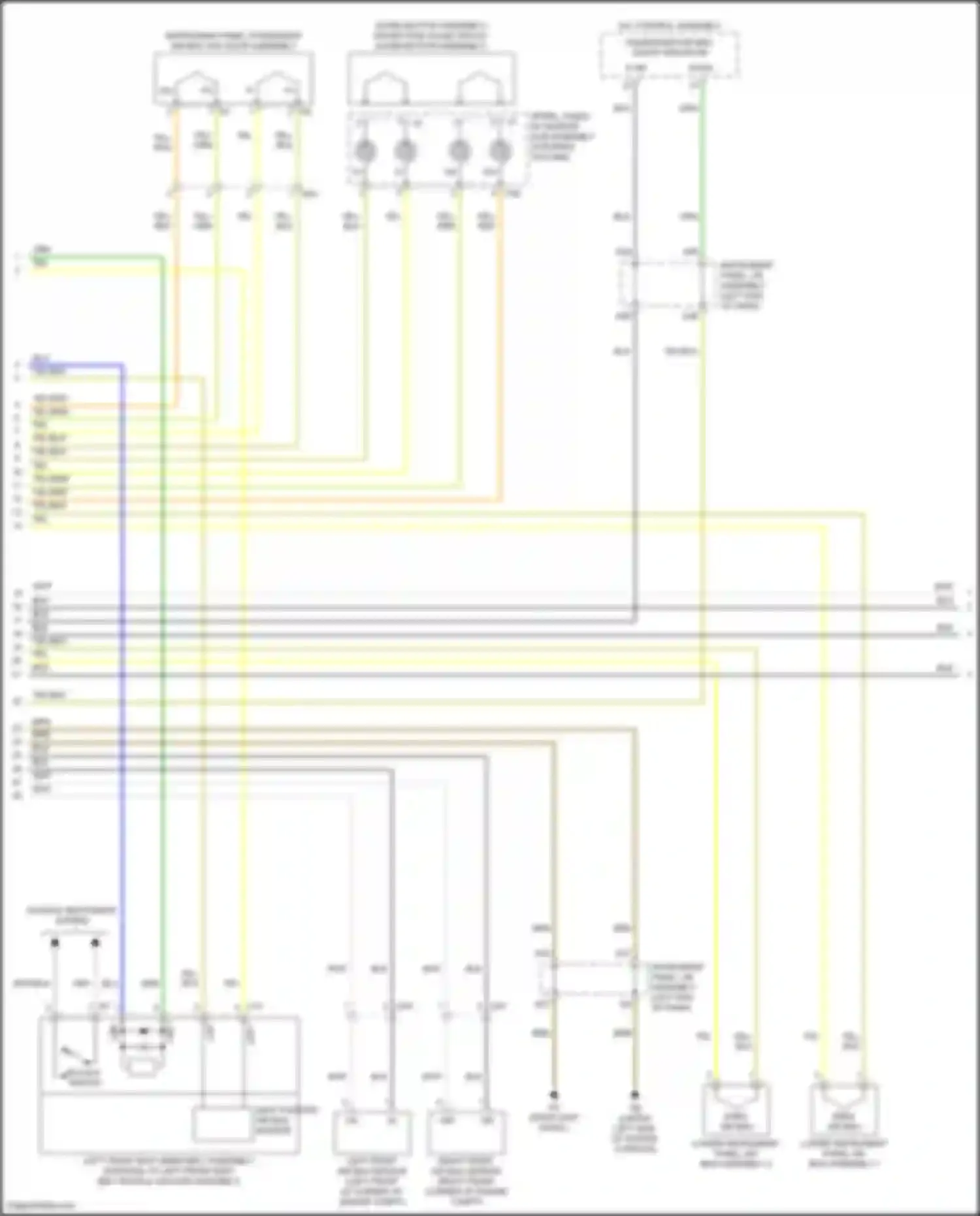 RC Lexus I facelift (2018-2024): Supplemental restraints circuit (2 of 3)