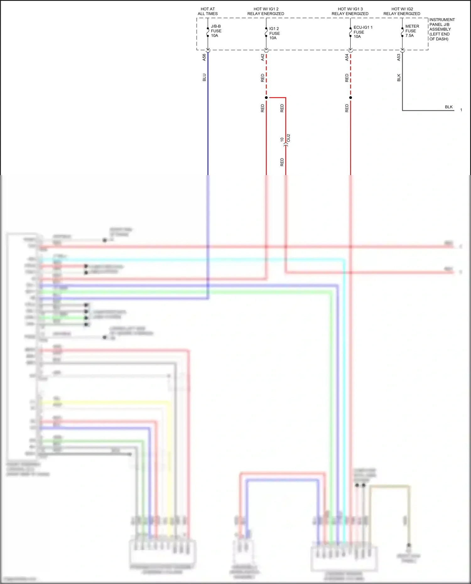 Lexus RC I facelift (2018-2024) computer data lines system wiring diagram  (29 of 122)