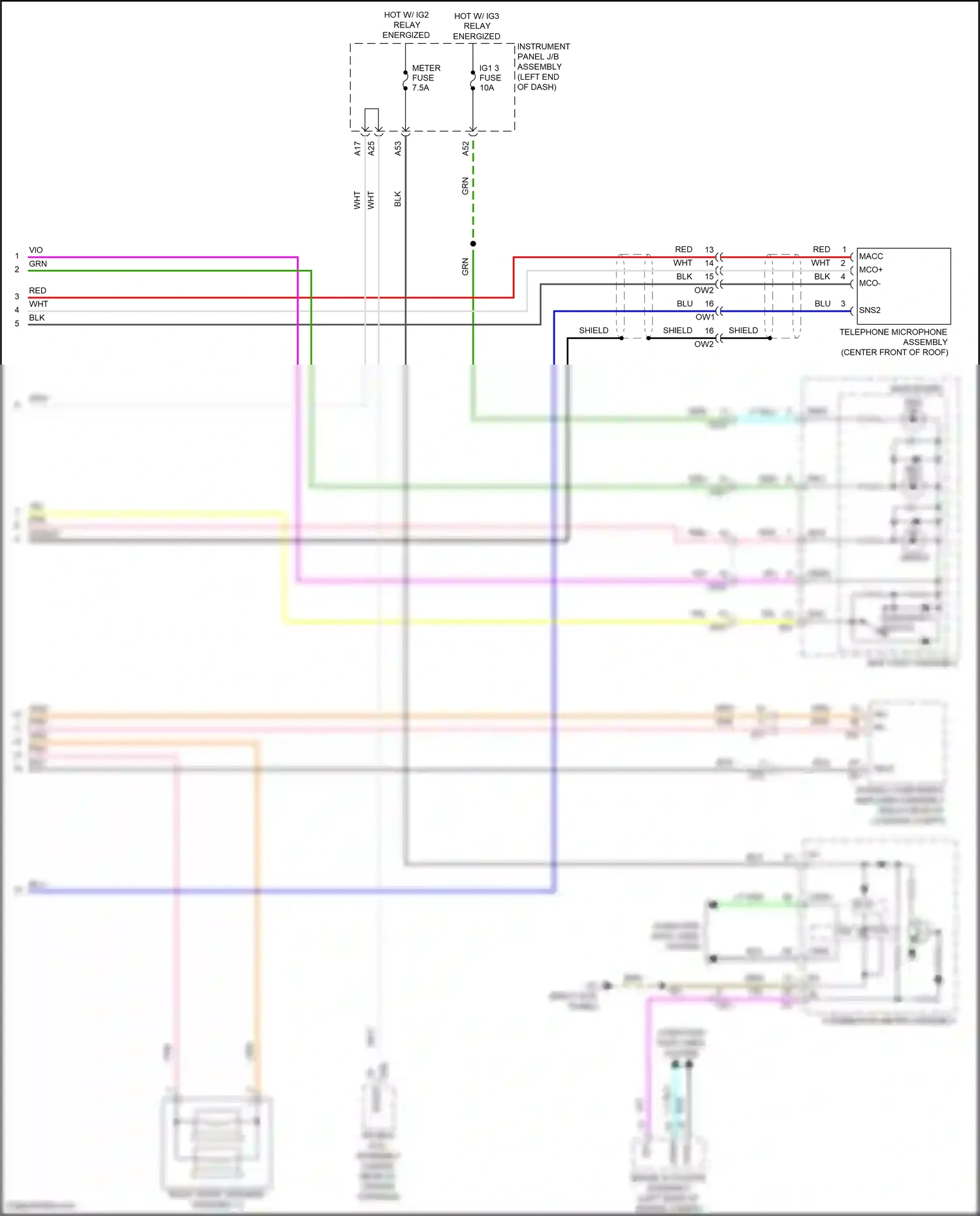 Lexus RC I facelift (2018-2024) computer data lines system wiring diagram  (20 of 122)